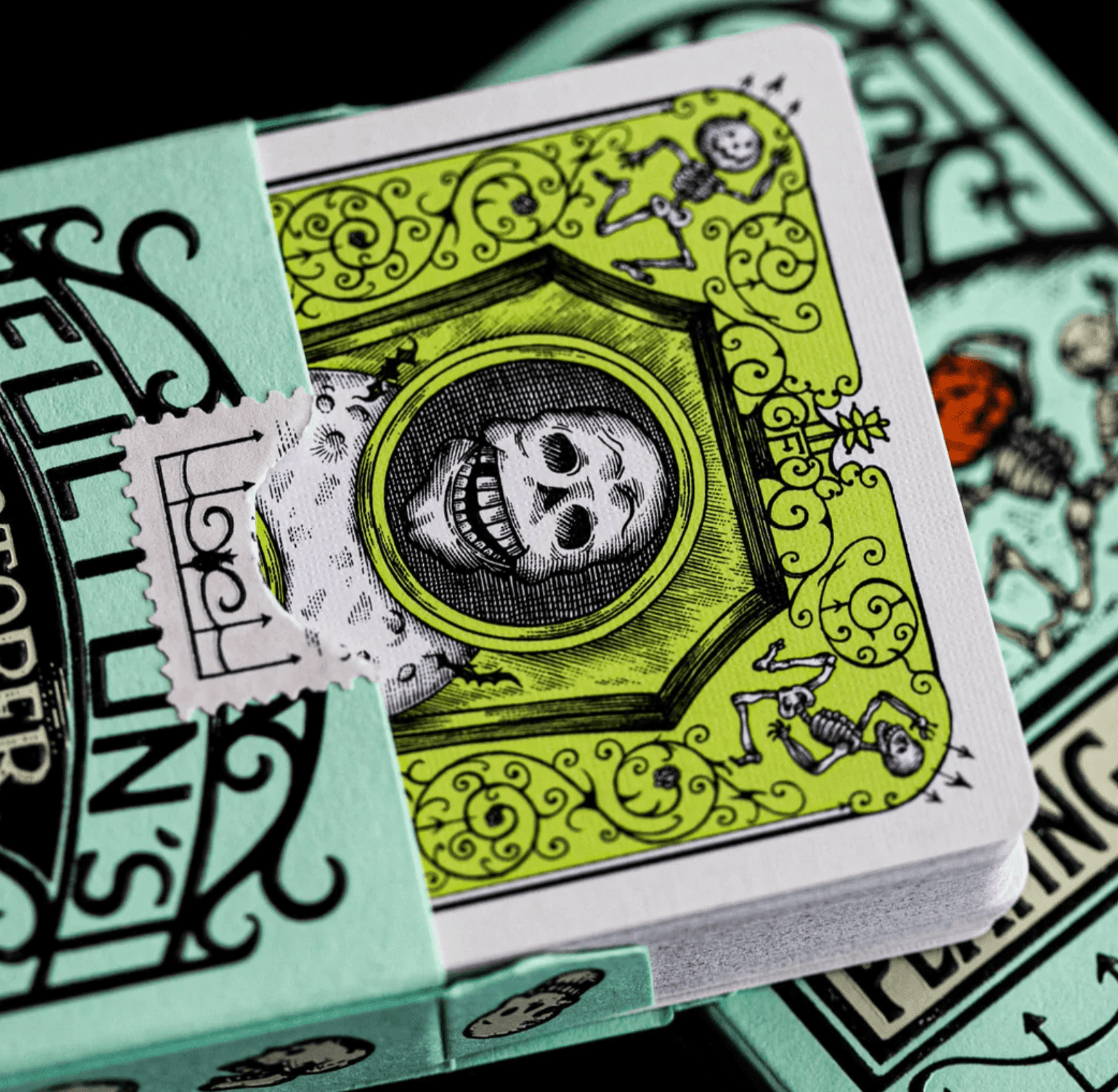 Fultons October Playing Cards - Premium Deck for Poker, Magic Tricks & Collectors | Halloween & Fall Themed Card Games