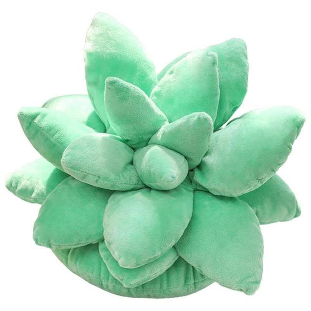 YITAQI Soft Plush Cactus Throw Pillow - 18 Inch Light Green Succulent Pillow for Sofa, Bed & Chair - Cute Plant Decor for Home, Office & Dorm Room