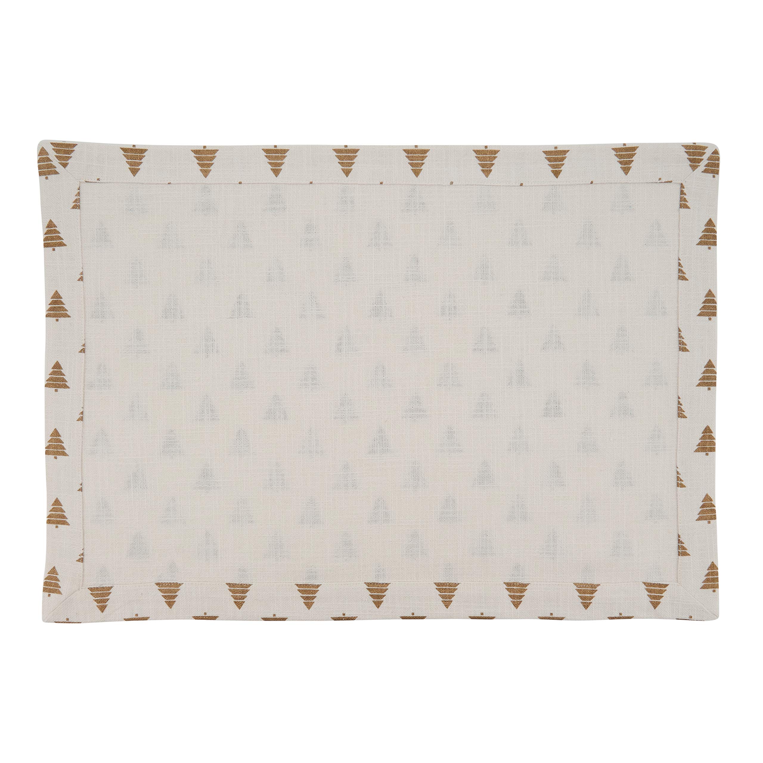 Festive Christmas Tree Design Placemats Set of 4 - Holiday Dining Decor for Christmas Party, Dinner Table Setting, and Home Decoration