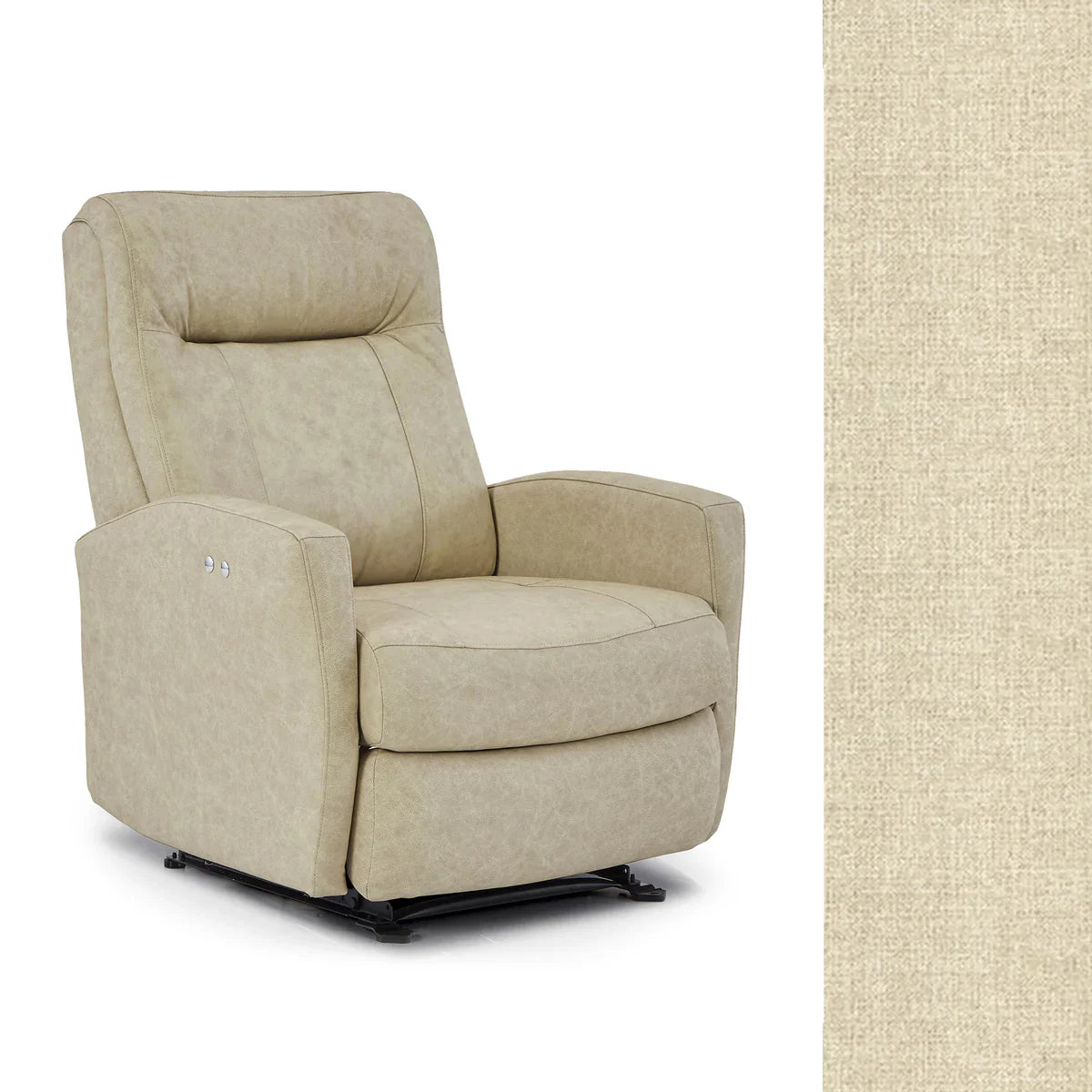 Best Costilla Power Swivel Glider Recliner Chair - Ergonomic Massage & Heated Living Room Chair for Home Theater, Nursery, Bedroom Relaxation