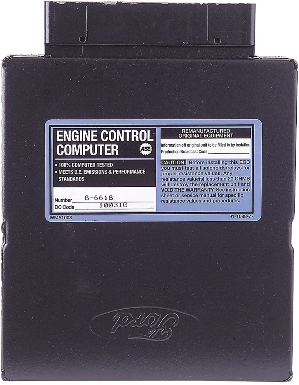 Cardone 78-6618 Remanufactured Engine Control Module (ECM) - Compatible with Select Car Models - Perfect for Engine Performance & Diagnostics Repair