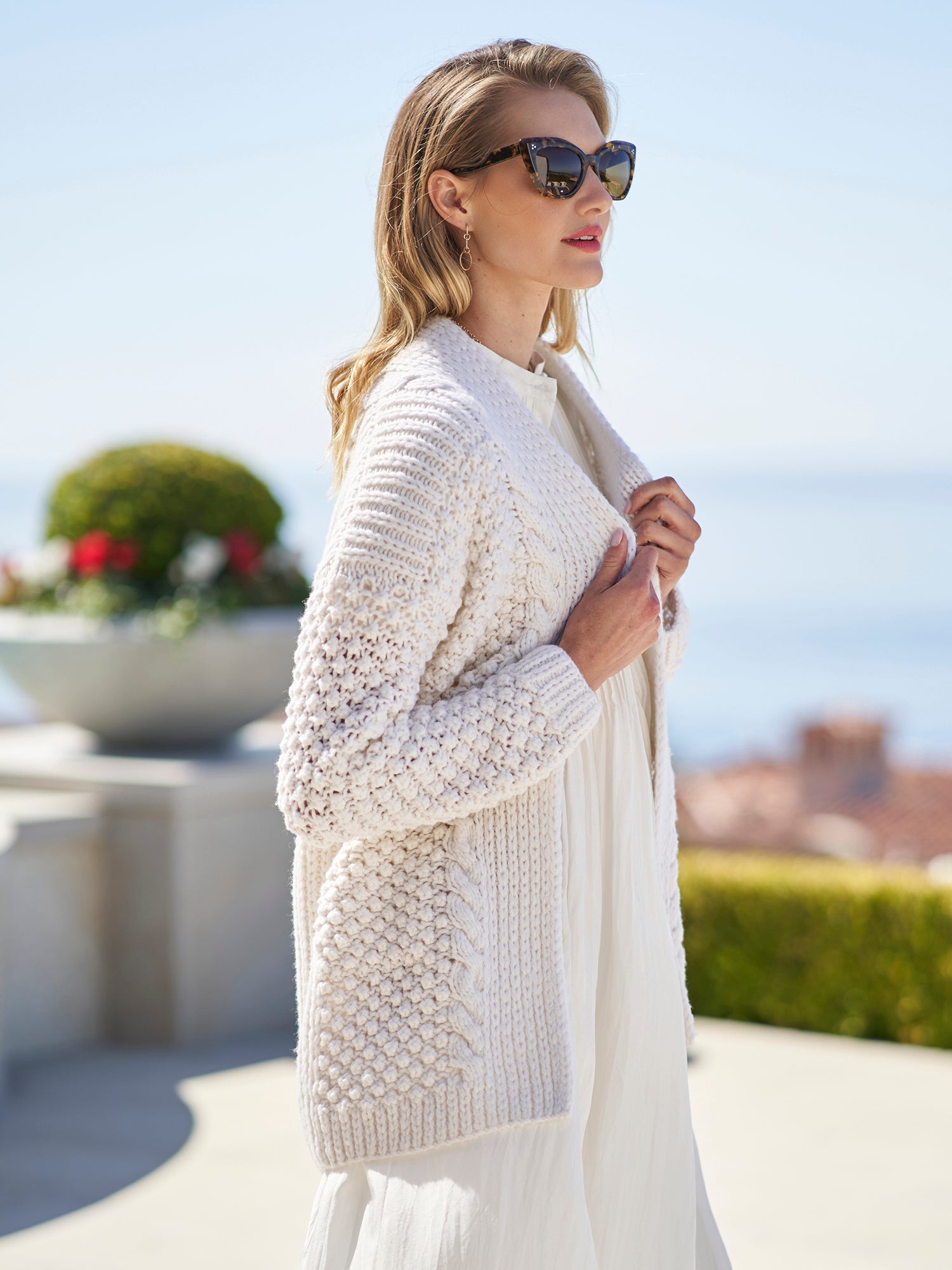 Luxury Imelda Cashmere Cardigan for Women - Soft & Warm Knit Sweater - Perfect for Fall & Winter Fashion, Office Wear & Cozy Evenings