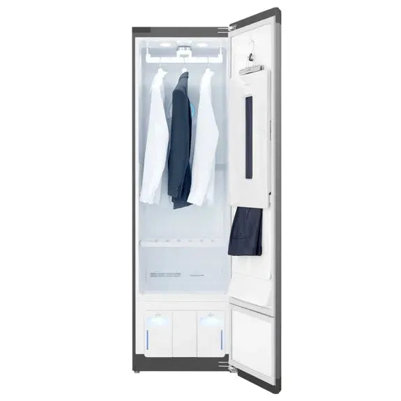 LG 5-Garment Styler Steam Clothing Care System - Mirror Black | Professional Garment Steamer for Wrinkle Removal & Odor Refresh | Perfect for Home, Office & Travel Use