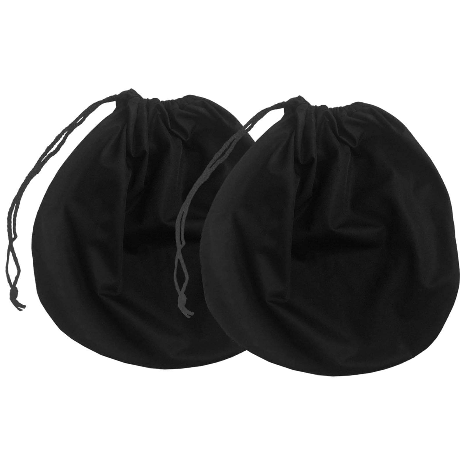 2 Pack Lightweight Motorcycle Helmet Storage Bags - Waterproof Travel Carrying Case for Sports Bike, Scooter & ATV Riding - Perfect for Commuting, Road Trips & Gear Protection (Black)