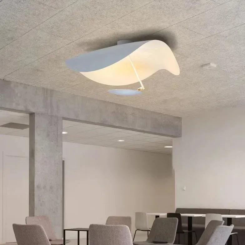 Modern Flush Mount Ceiling Light for Kitchen - Sleek Floating Clouds Design - Perfect for Dining Room, Bedroom & Hallway Lighting
