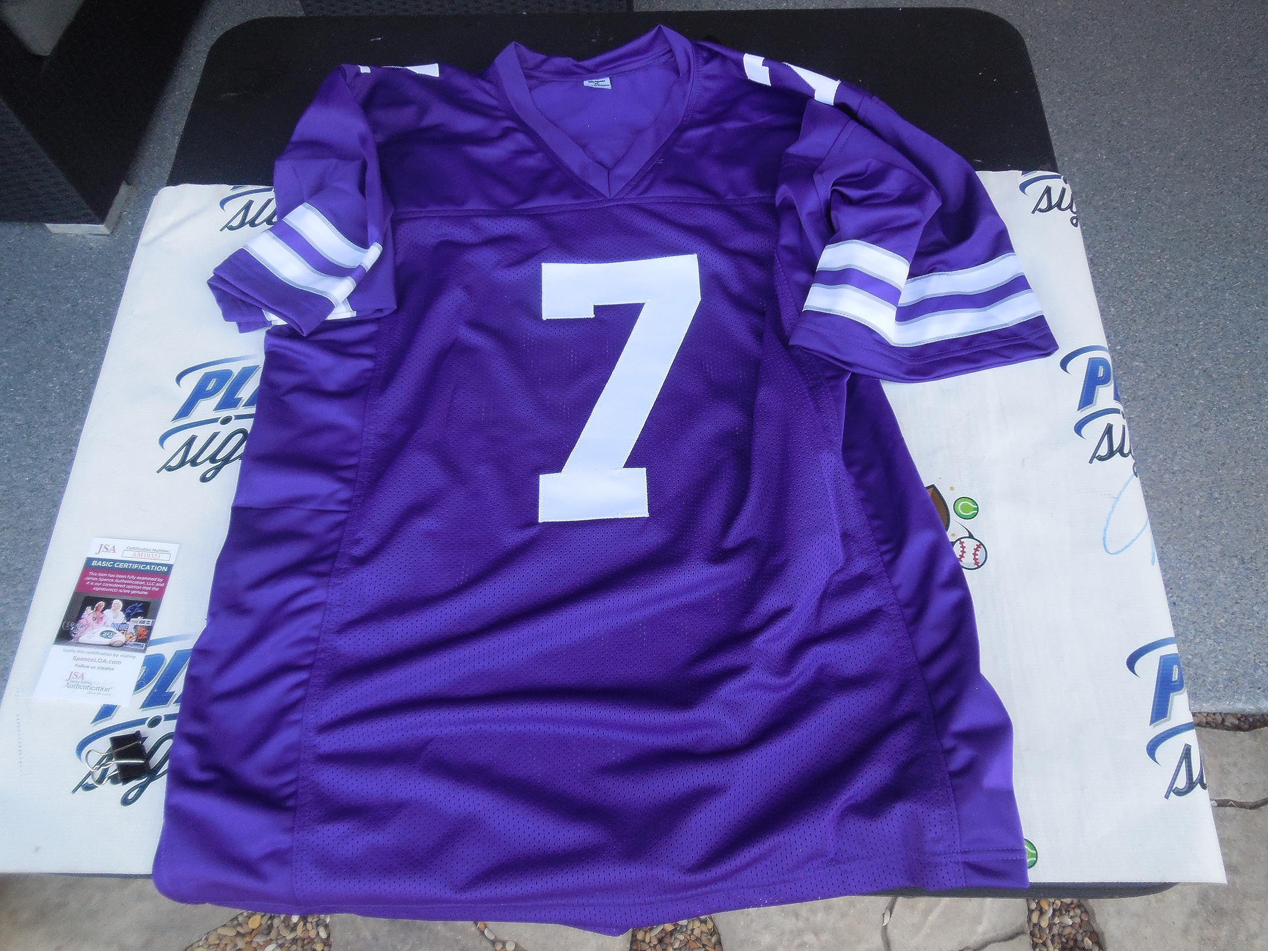 Collin Klein Autographed Kansas State KSU Wildcats Football Jersey with JSA COA - Perfect for Sports Memorabilia Collectors and Wildcats Fans