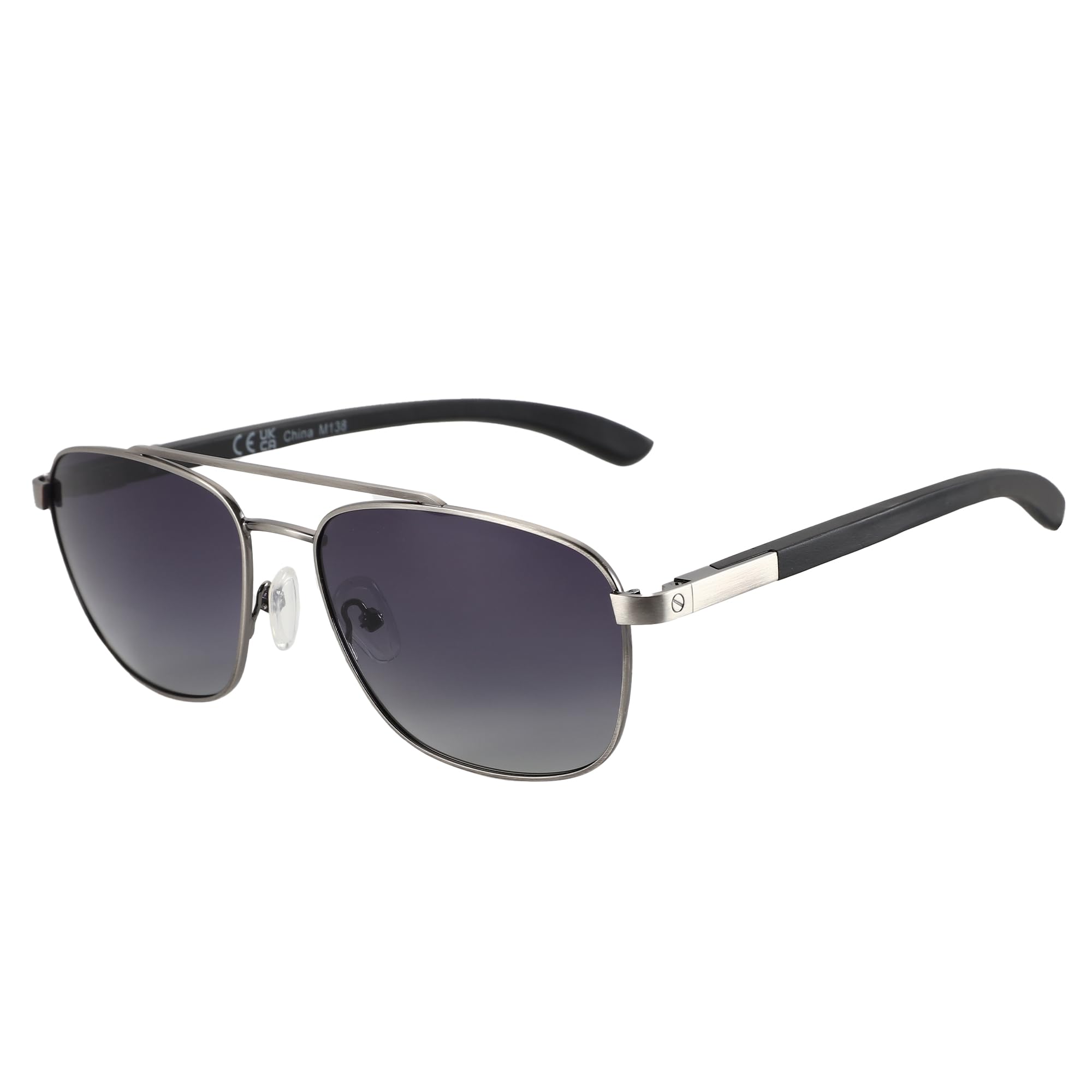 ZENOTTIC Polarized Aviator Sunglasses for Men - 100% UV Protection, Lightweight Wood Frame - Perfect for Fishing, Driving, Golf & Outdoor Activities