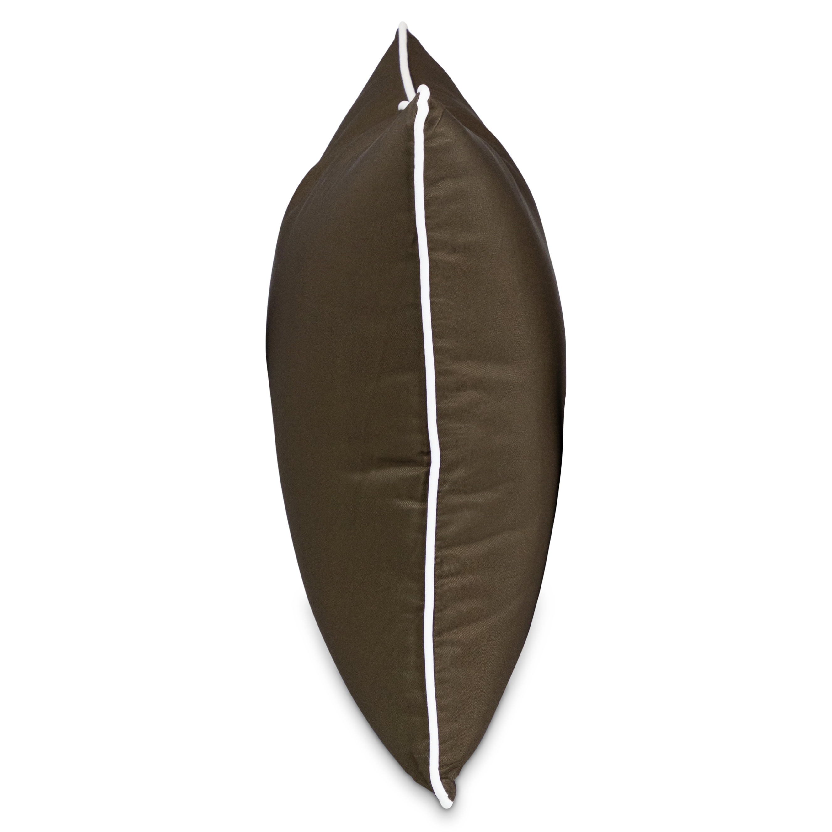 Premium Bondi Chocolate 45x45 cm Outdoor Cushion with Piping - Waterproof & UV Resistant for Patio, Garden, Poolside Lounge Chairs