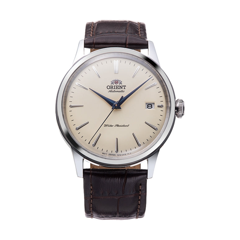Bambino 38mm Beige Leather Strap Watch - Classic Dress Timepiece for Men, Perfect for Business, Formal & Special Occasions