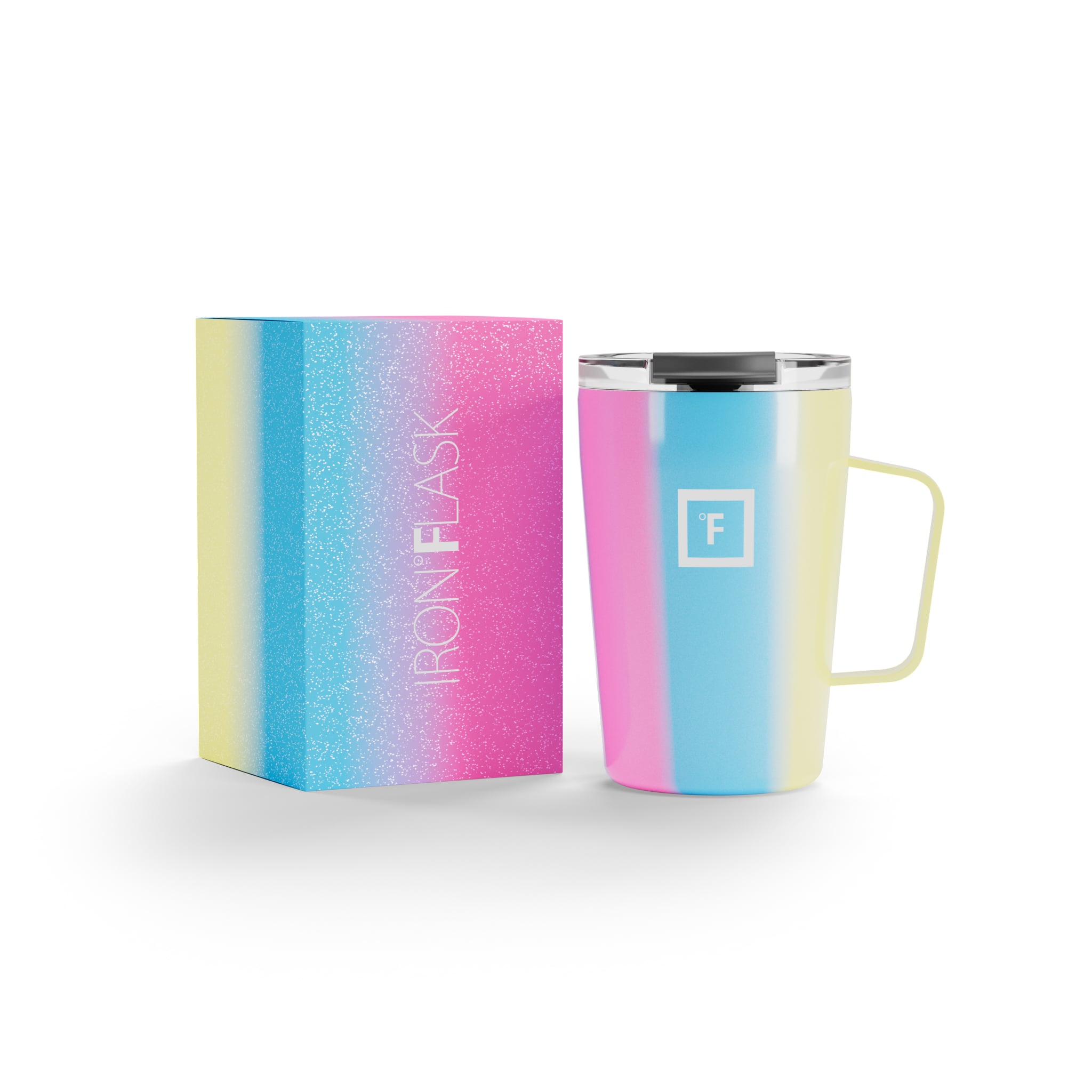12 Oz Non-Slip Grip Coffee Mug - Insulated Travel Mug for Hot & Cold Drinks - Perfect for Office, Commute, Camping & Outdoor Activities