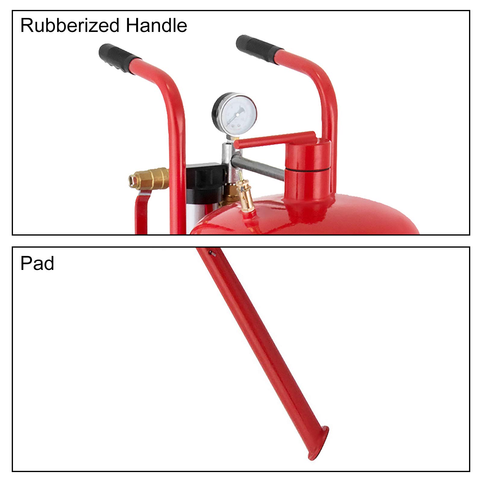 VEVOR 10 Gallon Sand Blaster Kit - 125 PSI Pressure Sandblasting Equipment for Paint, Rust & Stain Removal - Professional Surface Treatment Tool for Metal, Wood & Auto Restoration (Workshop/Garage Use)