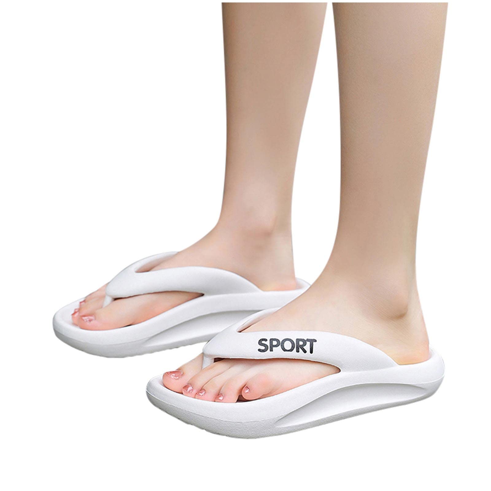 **Orthotic Flip Flops for Women & Men – Arch Support Thong Sandals, Comfortable Slippers for Beach, Pool & Home – Couple Matching Platform Slides**