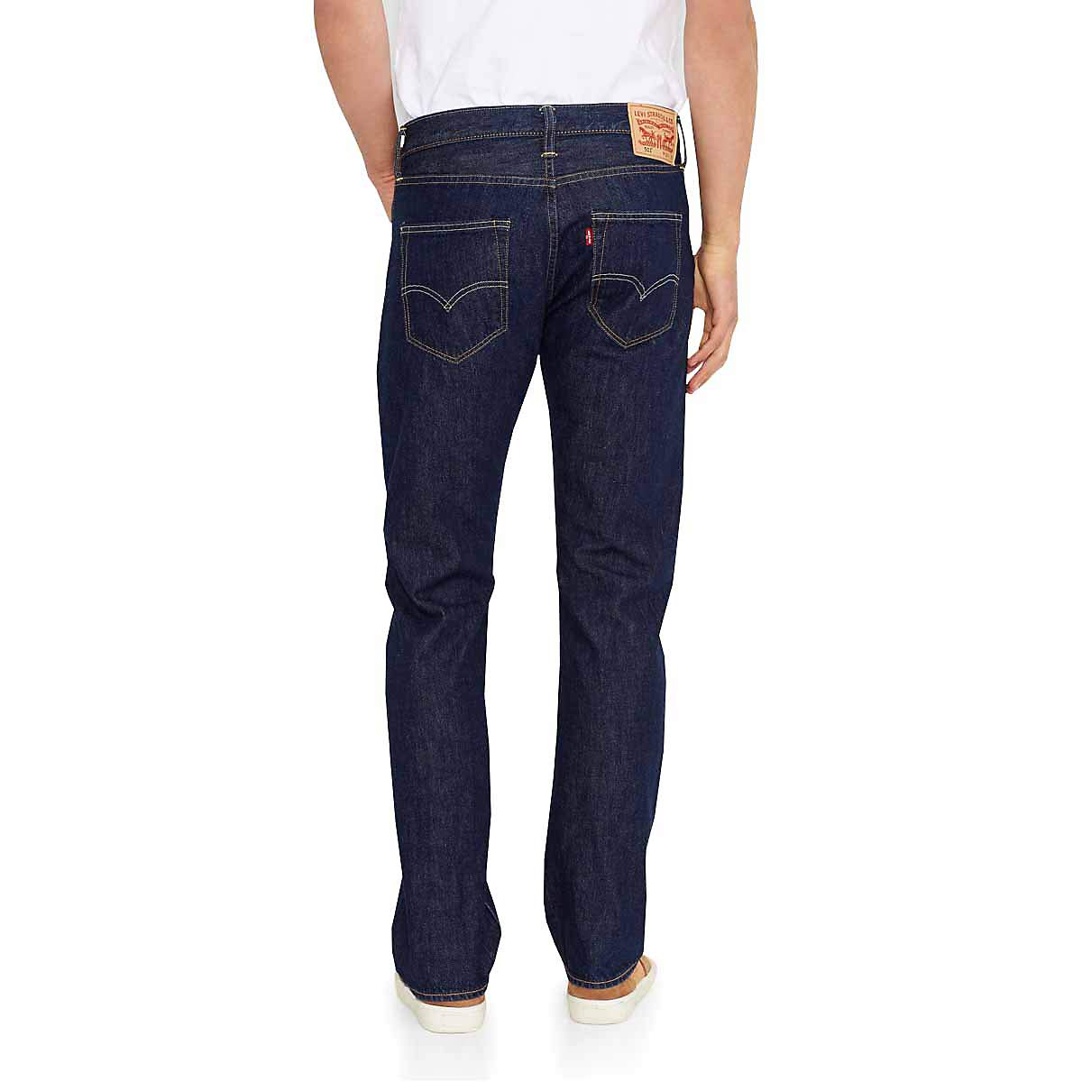 Levi's Men's 501 Original Fit Stretch Jeans - Classic Straight Leg Denim Pants for Casual Wear & Everyday Style