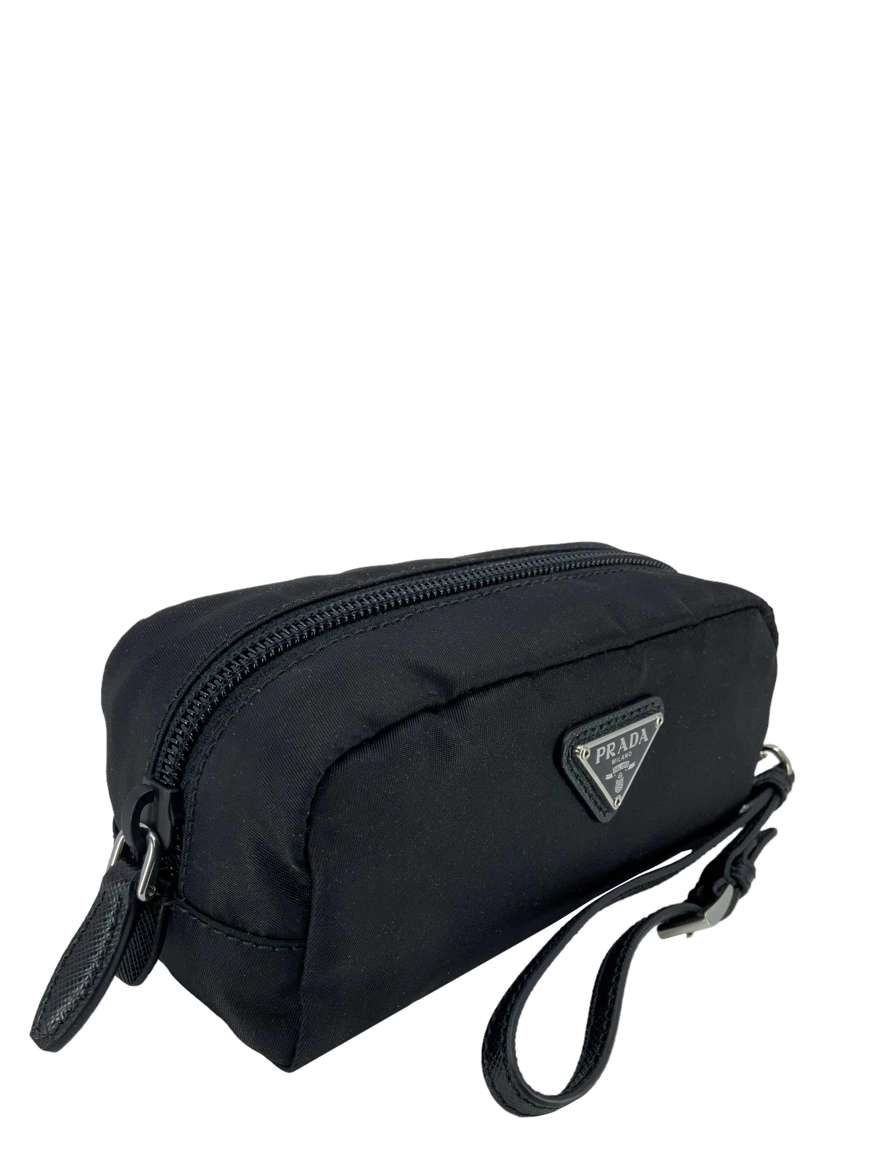 PRADA Re-Nylon Wristlet Pouch - Luxury Small Crossbody Bag for Women - Perfect for Travel, Parties & Everyday Essentials