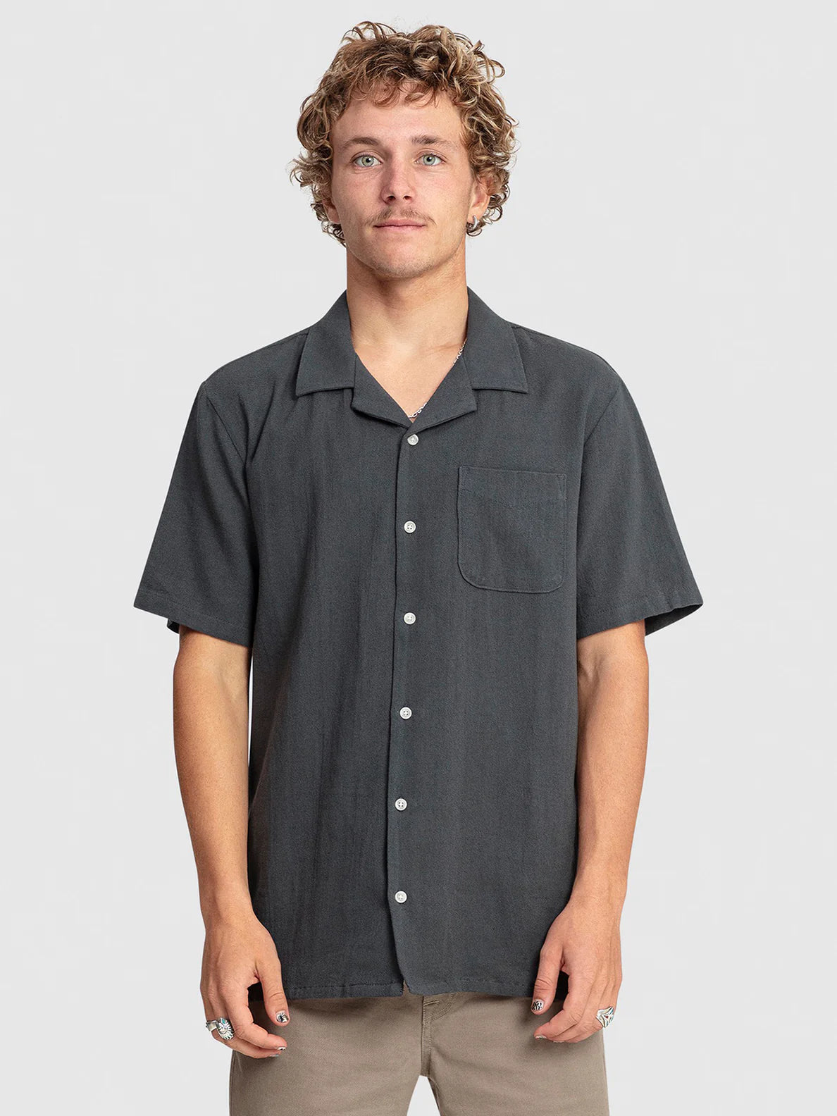 Volcom Hobarstone Men's Graphic T-Shirt - Casual Streetwear Tee for Everyday Wear | Perfect for Outdoors, Travel & Urban Lifestyle