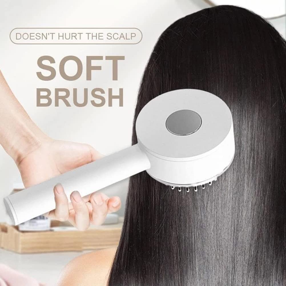 3D Air Cushion Massager Brush - Self Cleaning Detangling Hair Brush with Scalp Massage for Men & Women - Perfect for Home, Salon & Travel Hair Care