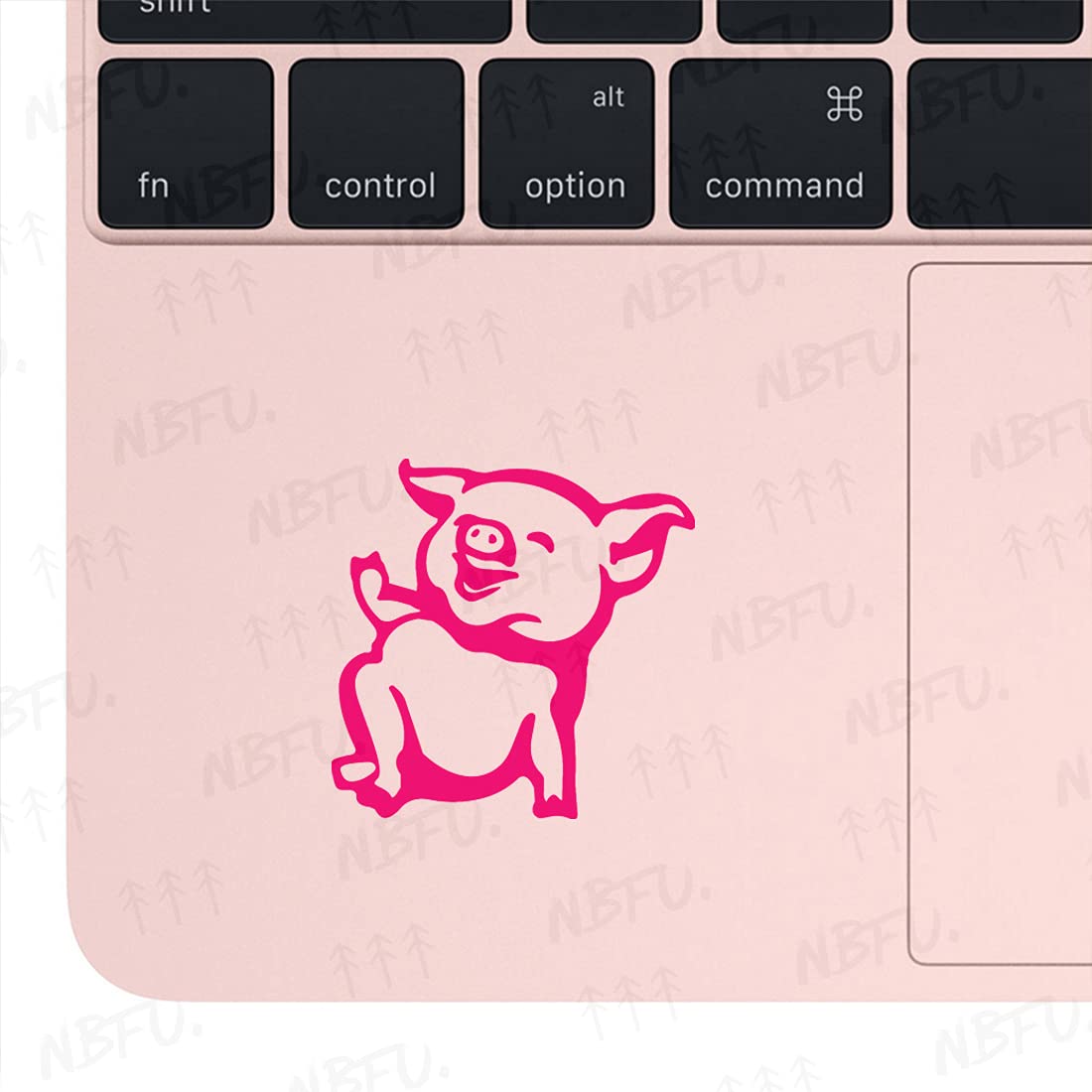 Premium Waterproof Vinyl Decal Stickers - Cute Pink Pig (Set of 2) for Laptop, Phone, Helmet, Car Window, Bumper, Mug, Cup, Door & Wall Decoration - Perfect for DIY Crafts, Home Decor & Personalizing Your Belongings