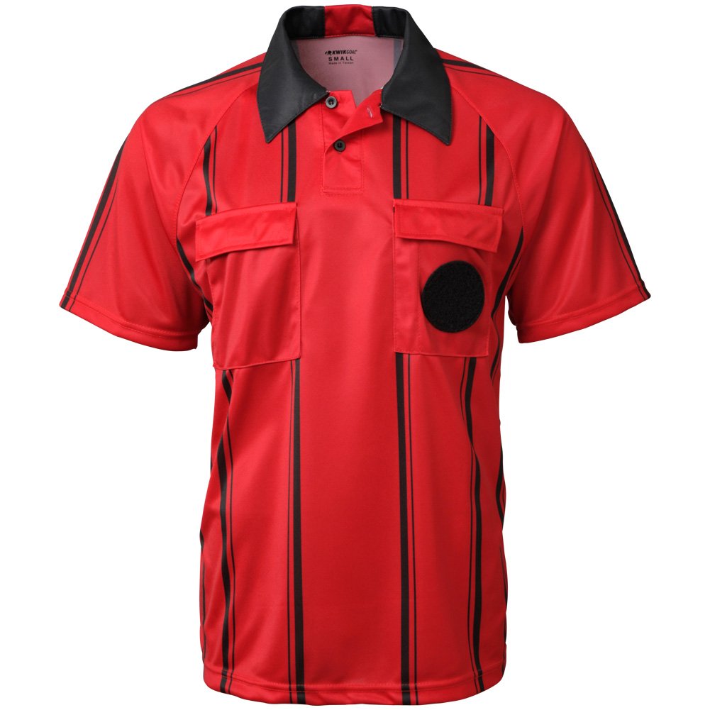 Kwik Goal Premier Referee Jersey - Professional Soccer Referee Shirt for Men & Women - Ideal for Matches, Training & Officiating Games