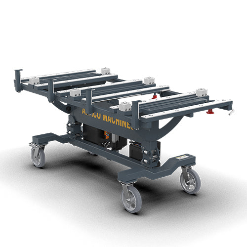 ABACO POWER KITCHEN INSTALLATION CART - Heavy Duty Stainless Steel Utility Cart with Locking Wheels for Restaurant, Bakery & Commercial Kitchen Use