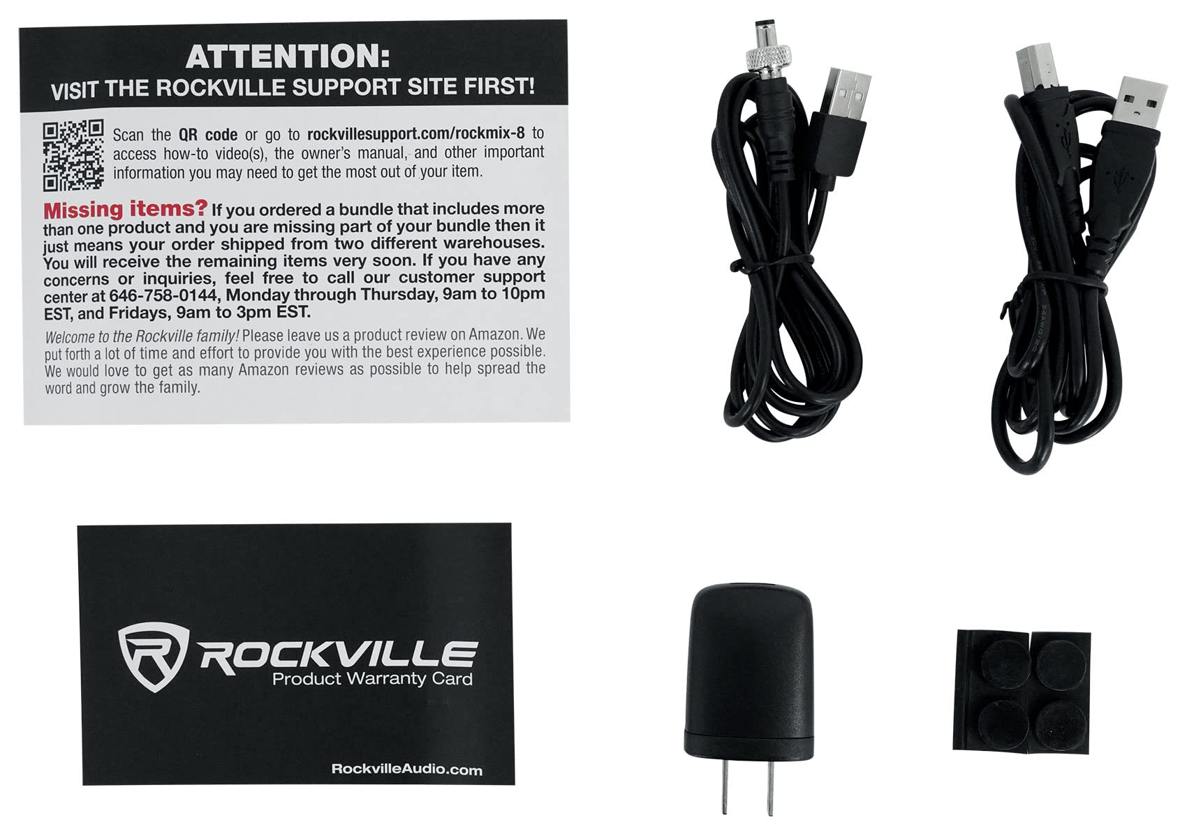 Rockville ROCKMIX 8 Channel Audio Mixer with USB Recording Interface, Built-in Compressor & Bluetooth - Perfect for Live Performances, Studio Recording & Podcasting