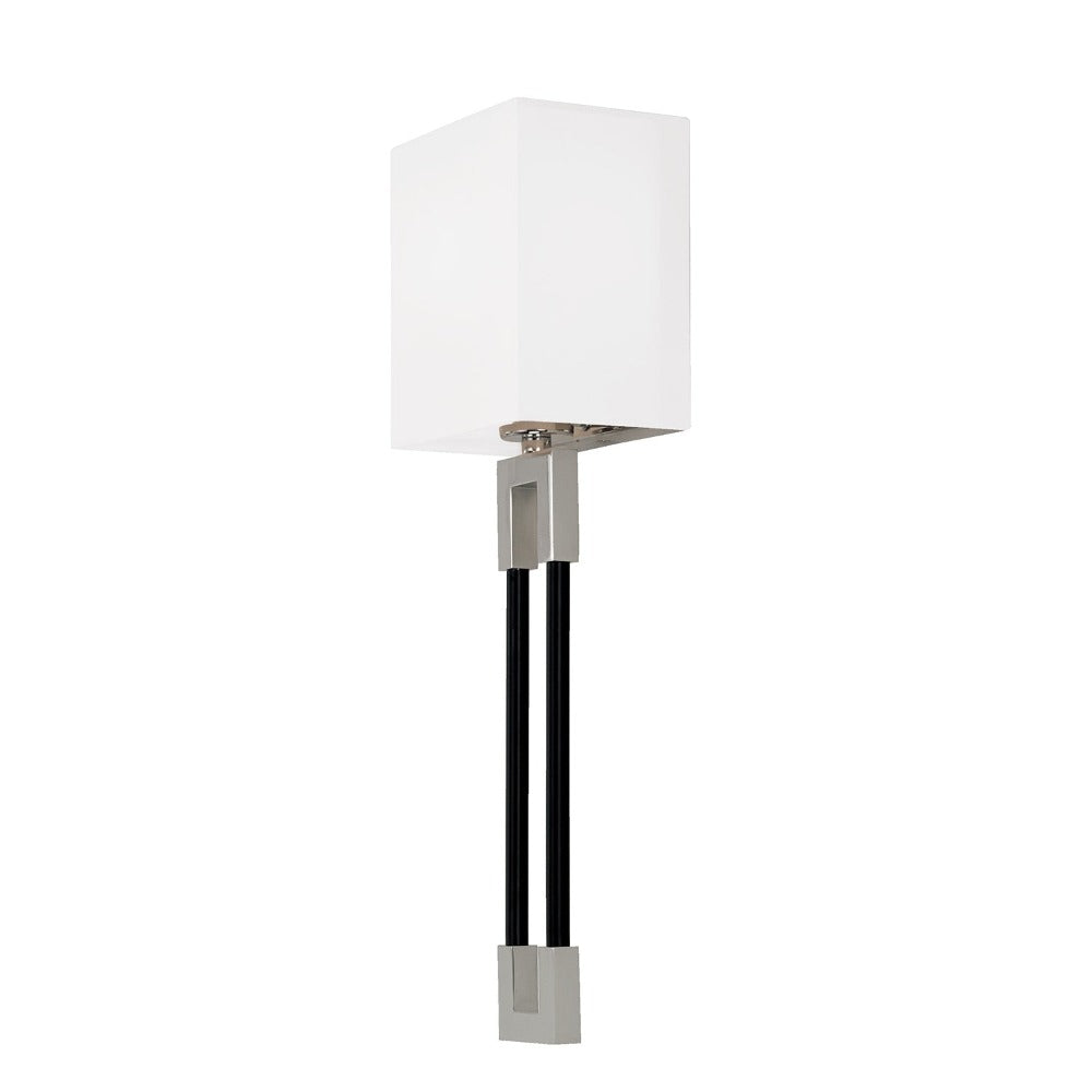 Stylish Abbie 1 Light Wall Sconce - Modern Plug-in or Hardwired Fixture for Bedroom, Living Room & Hallway Lighting