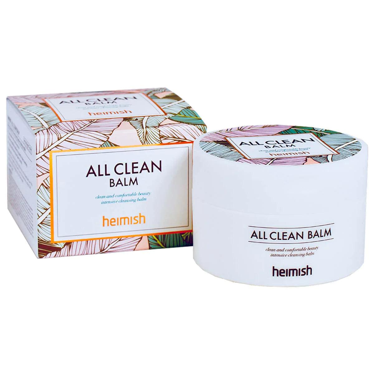 Heimish All Clean Balm 120ml | Gentle Makeup Remover & Cleansing Balm for Face & Eyes | Perfect for Daily Skincare & Travel