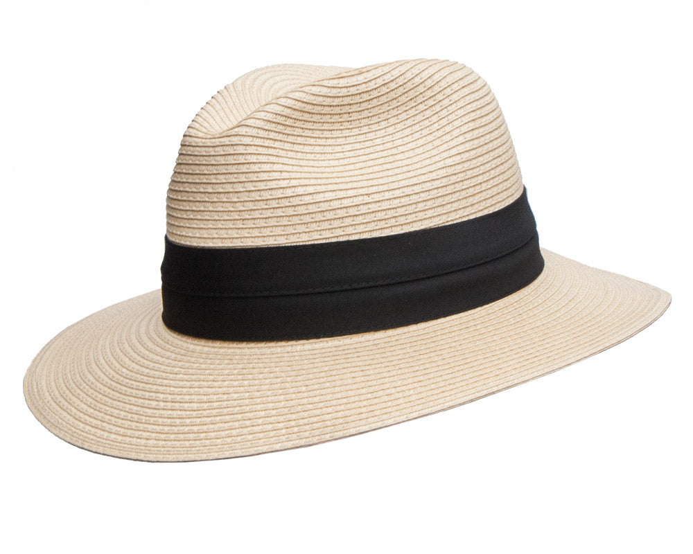Avenel Natural Paperbraid Safari Hat - Wide Brim Sun Hat for Women, Men - Perfect for Beach, Travel, Outdoor Adventures & Summer Fashion
