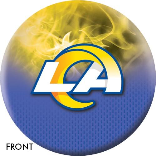 Official NFL Los Angeles Rams Themed Bowling Ball - Perfect for Game Day Parties & Sports Fans Gift