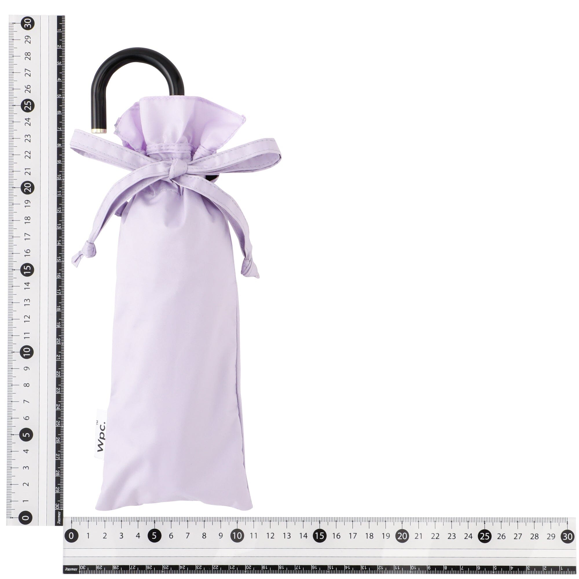 Classic Frill Folding Umbrella 50Cm Lavender - Compact Travel Umbrella for Women & Men, Windproof & UV Protection - Perfect for Rainy Days, Sunny Days, Commuting, Travel & Outdoor Activities