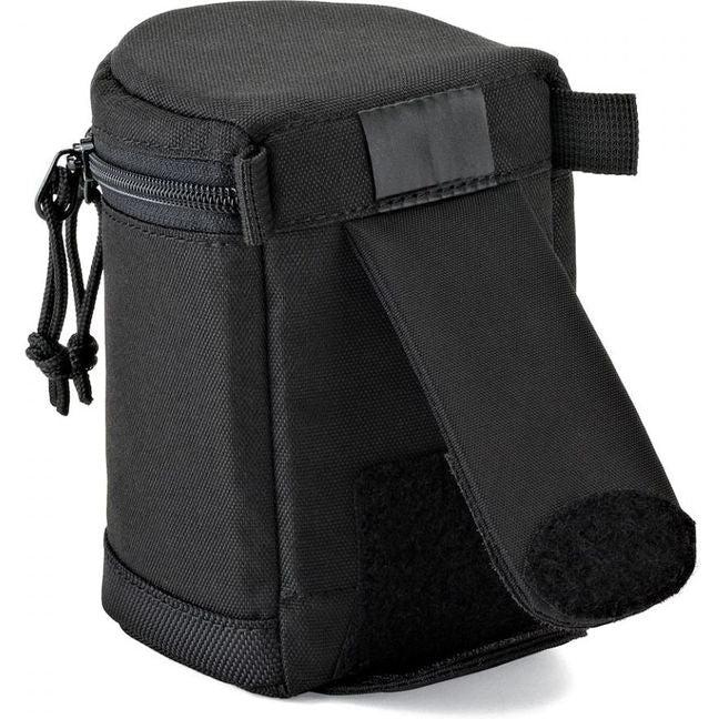 Lowepro Lens Case 8x12cm Black - Protective Camera Lens Pouch for DSLR & Mirrorless - Perfect for Travel, Hiking & Photography Storage