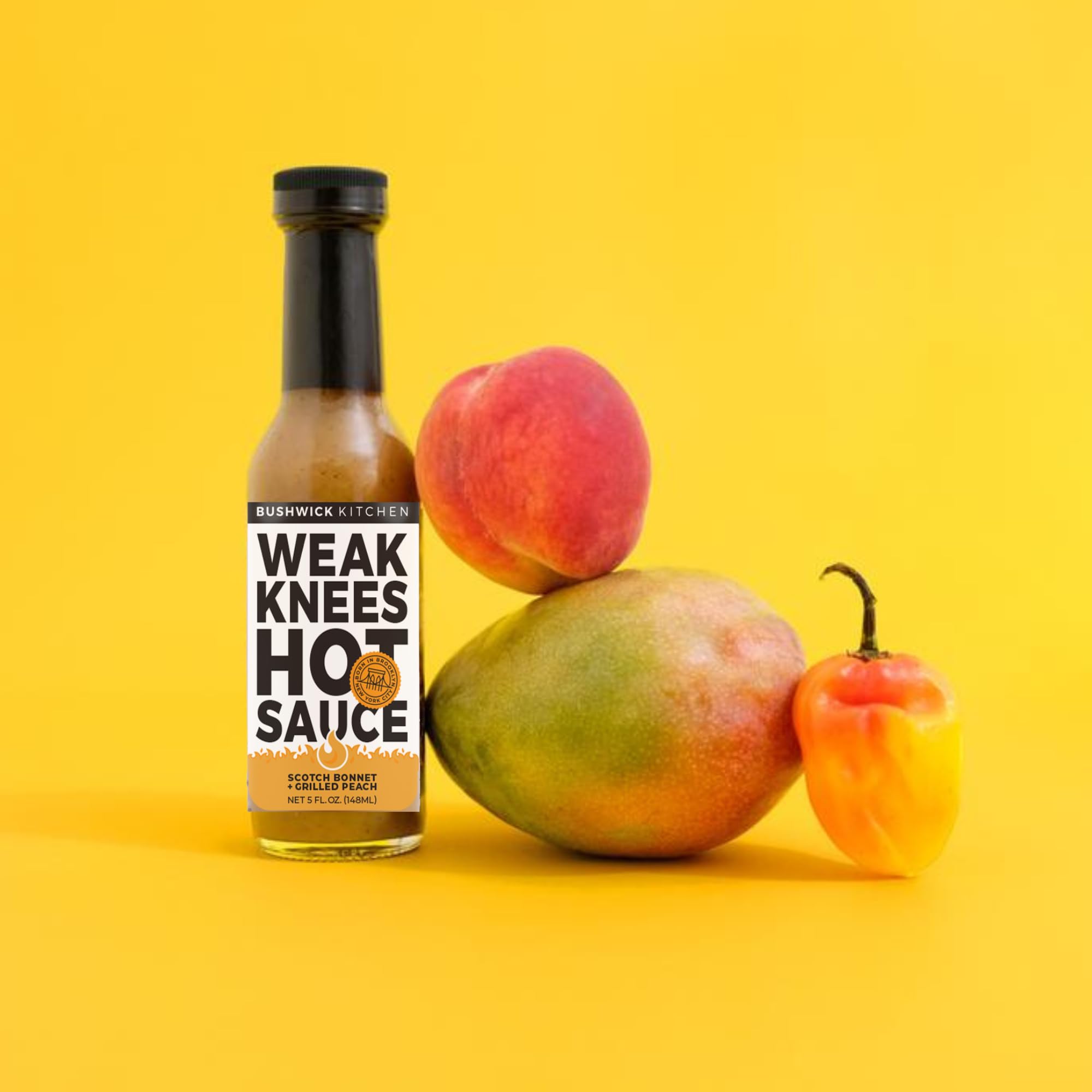 Hot Sauce Gift Set - Variety Pack of 3 Spicy Fruit Flavors (Apple, Peach, Strawberry) with Recipes & Premium Packaging - Perfect for BBQ, Tacos, Wings & Foodie Gifts