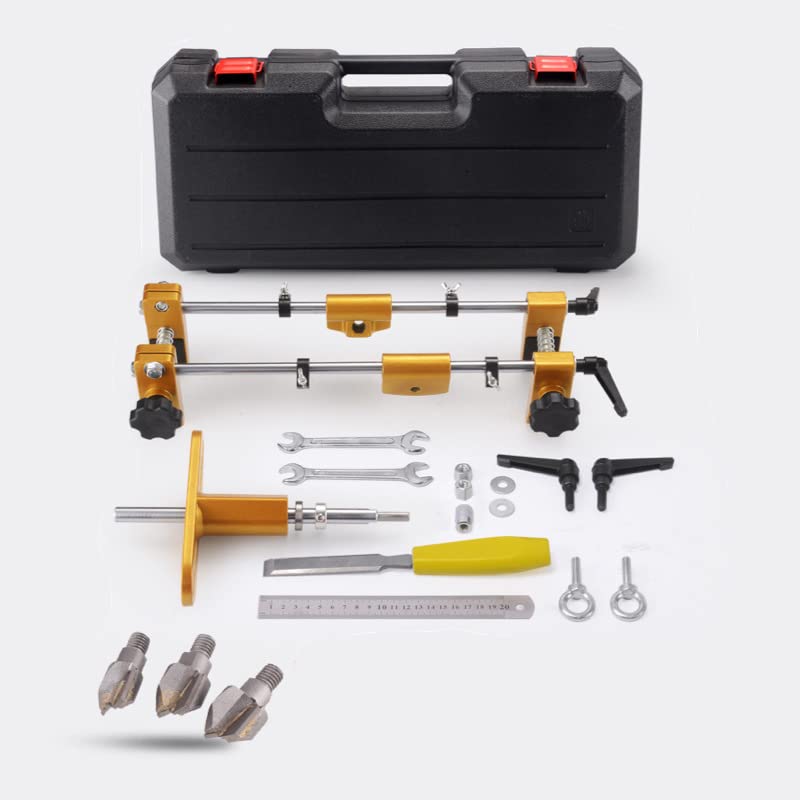 **Wooden Door Lock Mortiser Kit - 3 Drill Bits Included for Easy Lock Installation & Replacement | Perfect for Home Security & DIY Projects**
