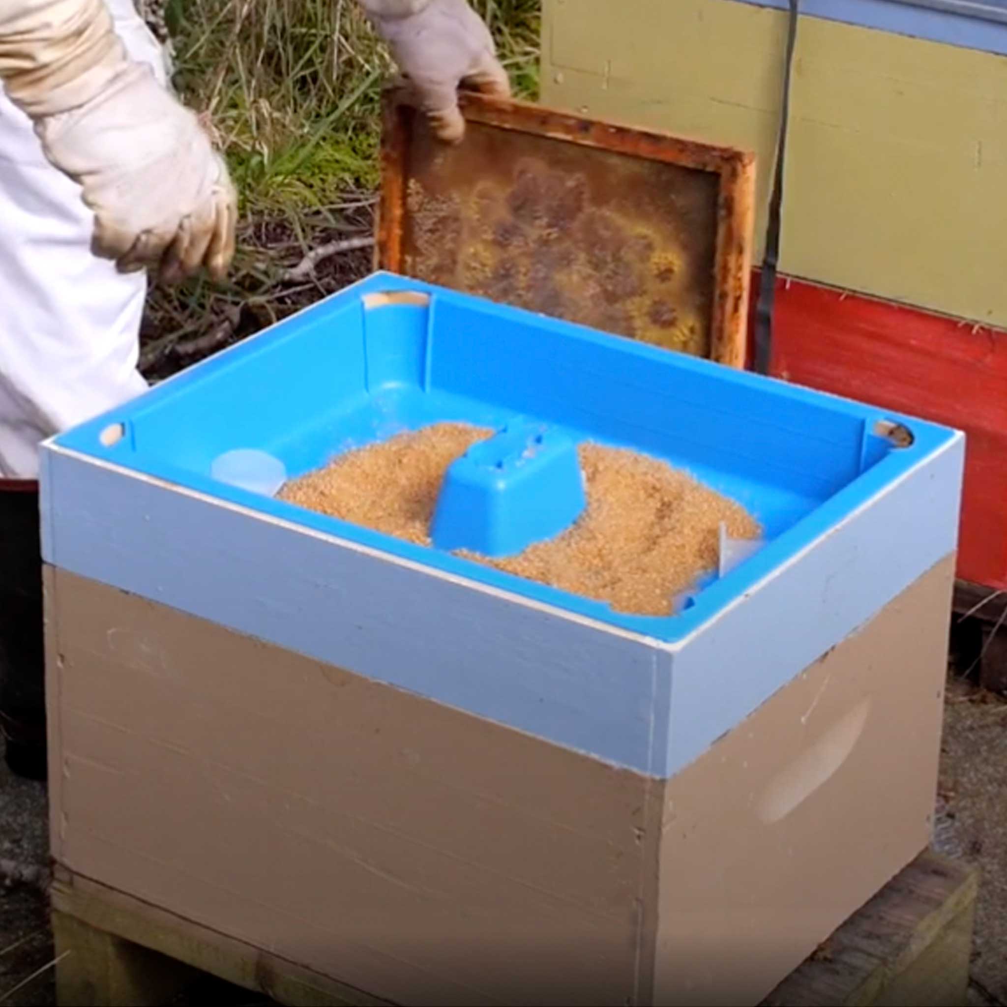 Ceracell 10 Frame Top Feeder for Beekeeping - Durable Bee Hive Feeder for Honey Production & Pollination - Perfect for Backyard Beekeepers & Apiaries