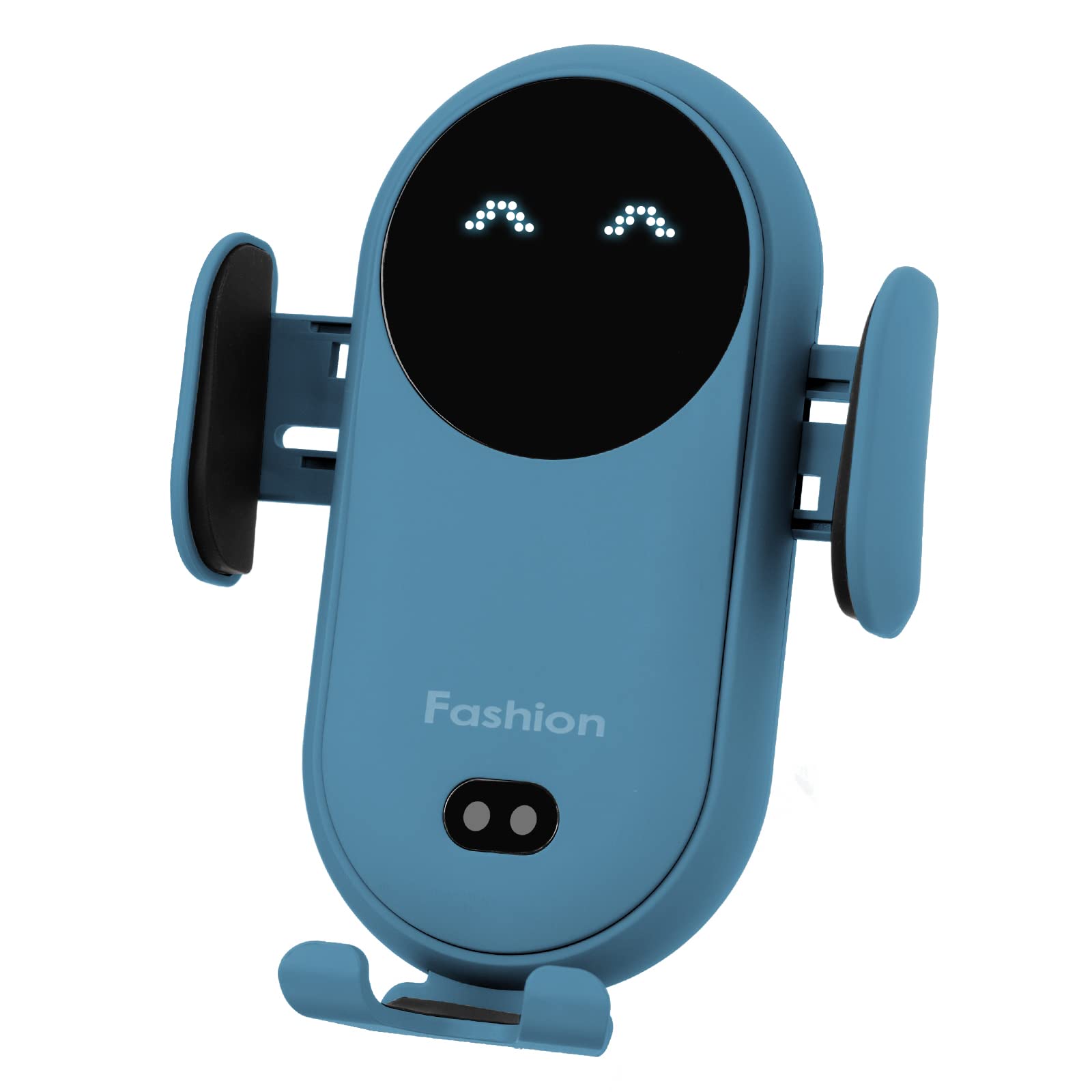 Aendern 15W Qi Fast Wireless Car Charger Mount - Auto Clamping Phone Holder for iPhone 13/12/11/XS/XR/8 & Samsung S22/S21/S20/Note 20 - Air Vent Car Phone Charger (Blue) | Perfect for Commuting, Road Trips & Hands-Free Charging
