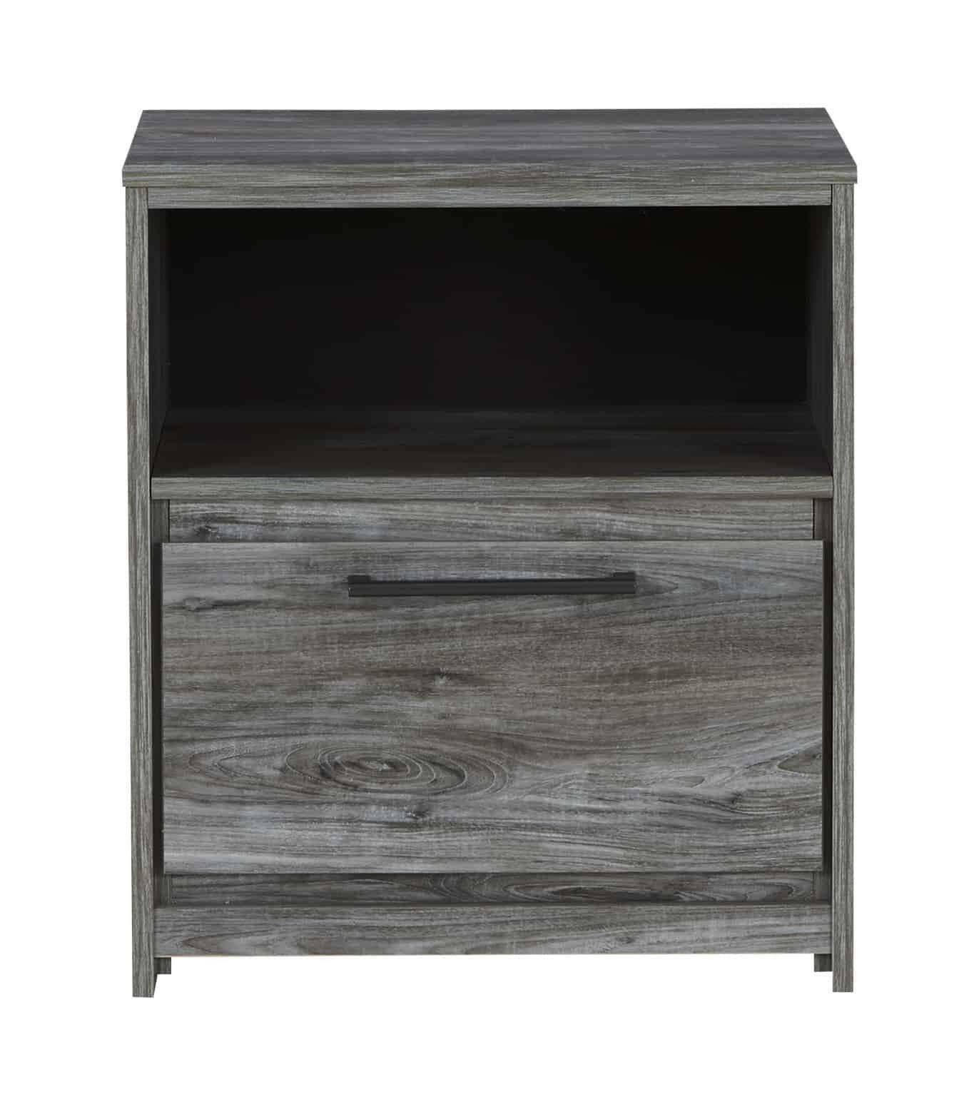 Baystorm Nightstand B221 91 - Modern Bedside Table with Storage Drawer, Perfect for Bedroom, Living Room, or Office Use