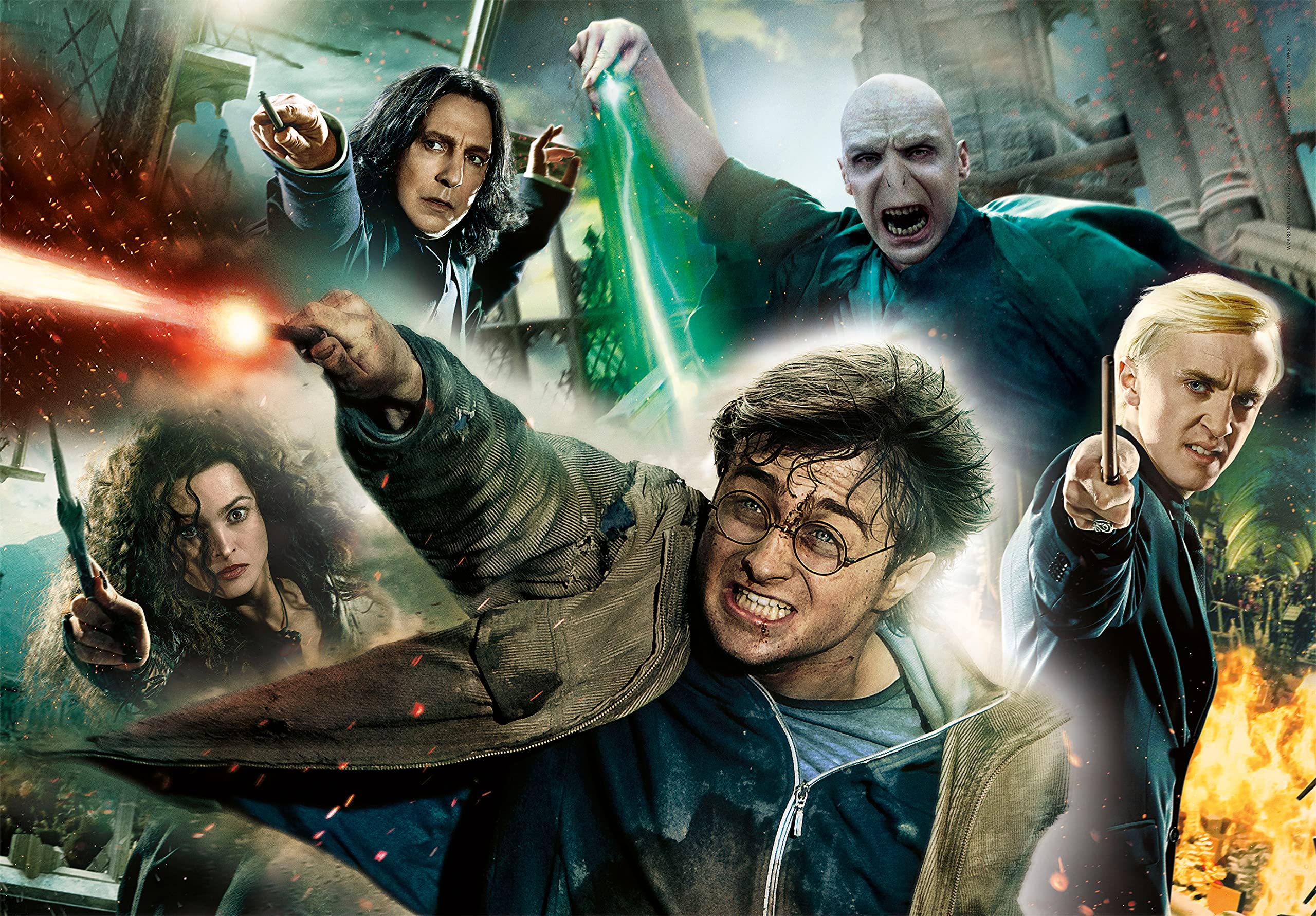 Harry Potter 1500-Piece Jigsaw Puzzle by Clementoni - Featuring Iconic Movie Characters (31690) | Perfect for Family Game Nights & Harry Potter Fans