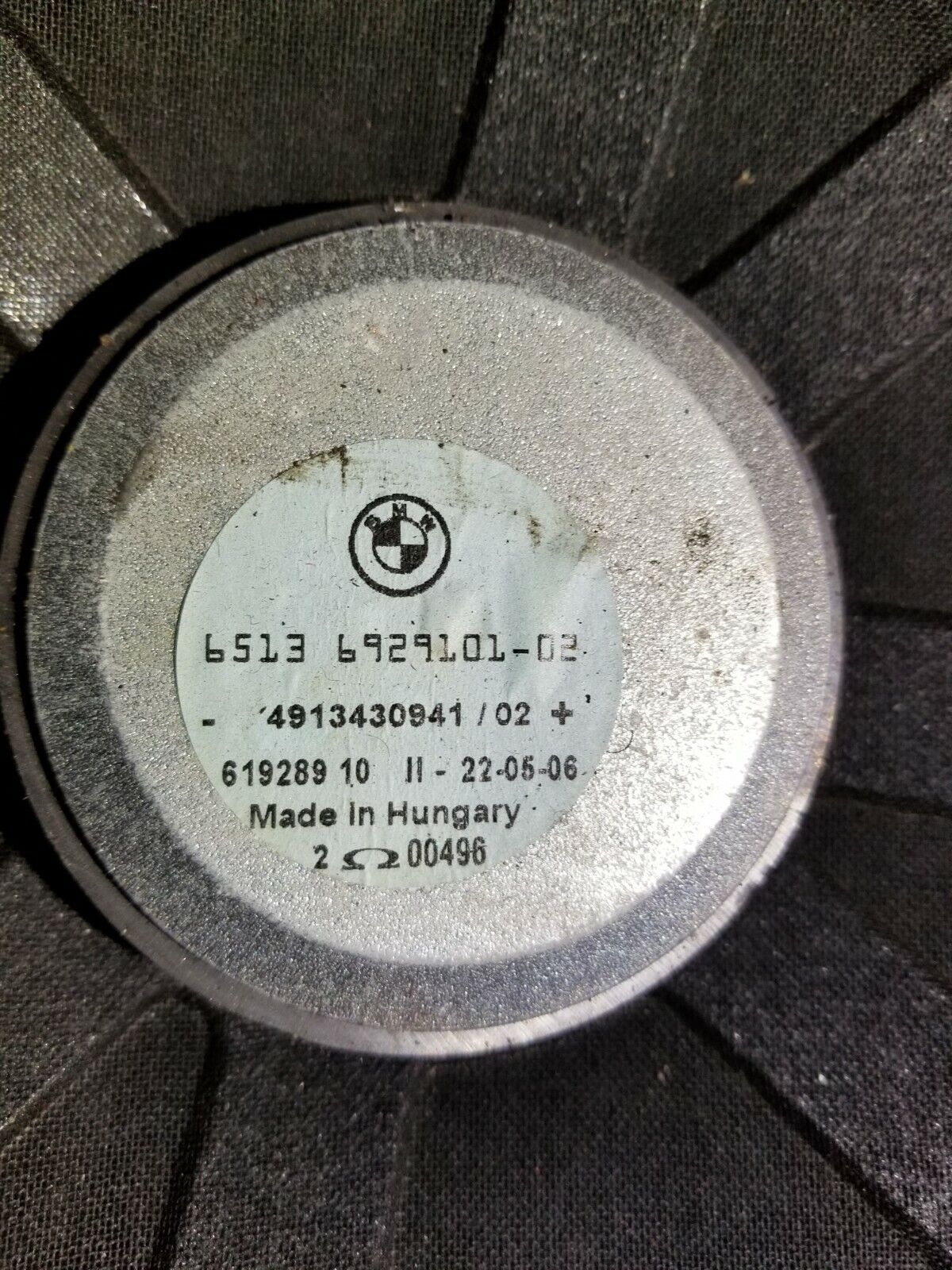 2004-2007 BMW 530xi E60 OEM Front Left Subwoofer Speaker - Driver Side Replacement for Enhanced Car Audio System | Perfect for Music Lovers & Audiophiles