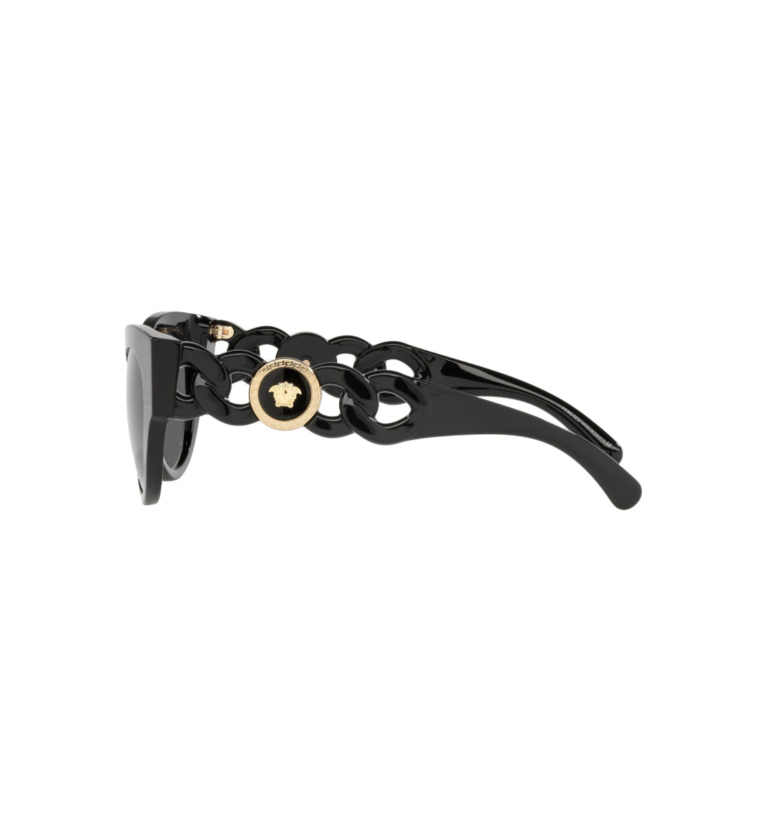 Versace Black Sunglasses for Men & Women - Luxury Designer Shades for Outdoor, Beach, and Driving - UV Protection & Stylish Fashion Accessory