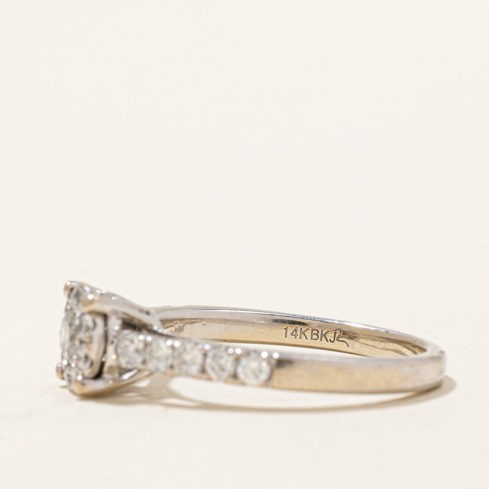 0.73ctw Diamond Halo Engagement Ring - Size 5.5 | Gorgeous Wedding Band for Brides & Anniversary Gift | Perfect for Proposals, Weddings & Special Occasions