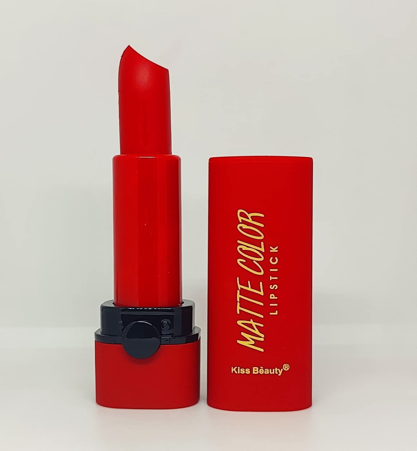 Kiss Beauty Sensational Creamy Matte Lipstick - Long Lasting, Natural Makeup, Vegan & Cruelty-Free (Orange Mojito Shade) | Perfect for Everyday Wear, Parties & Special Occasions