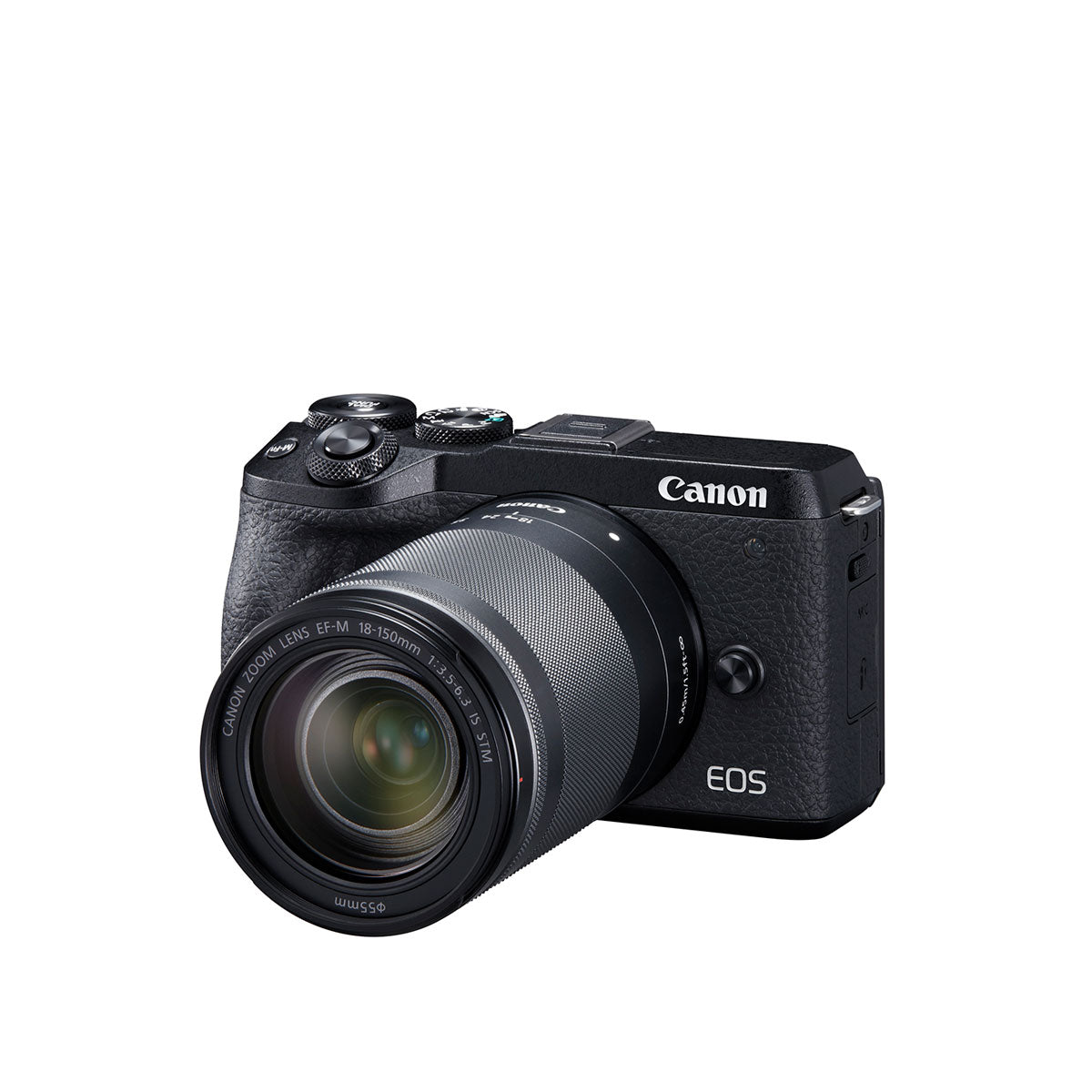 Canon EOS M6 Mark II Mirrorless Digital Camera with EF-M 18-150mm f/3.5-6.3 IS STM Lens & EVF (Black) - Professional Photography, Vlogging & Travel