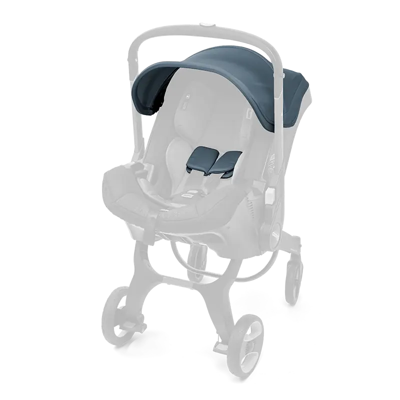 Doona Infant Car Seat Canopy & Shoulder Pads - Soft Protective Cushion for Baby Stroller, Carrier & Travel Accessories | Lightweight & Breathable for Newborns 0-12 Months