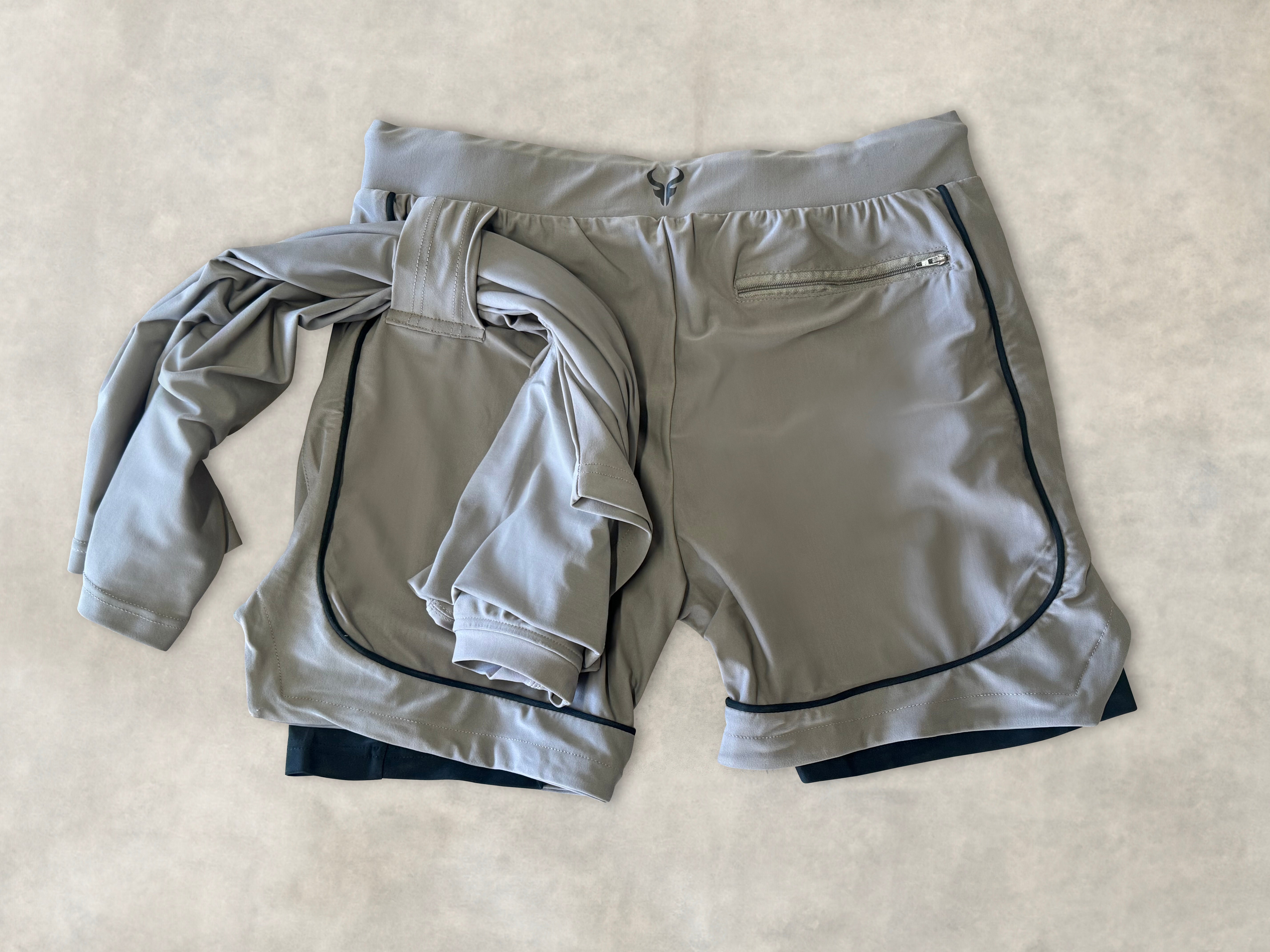 Cerus Men's 2-in-1 Running Shorts with Built-in Liner - Quick Dry Athletic Workout Shorts for Gym, Jogging & Outdoor Sports