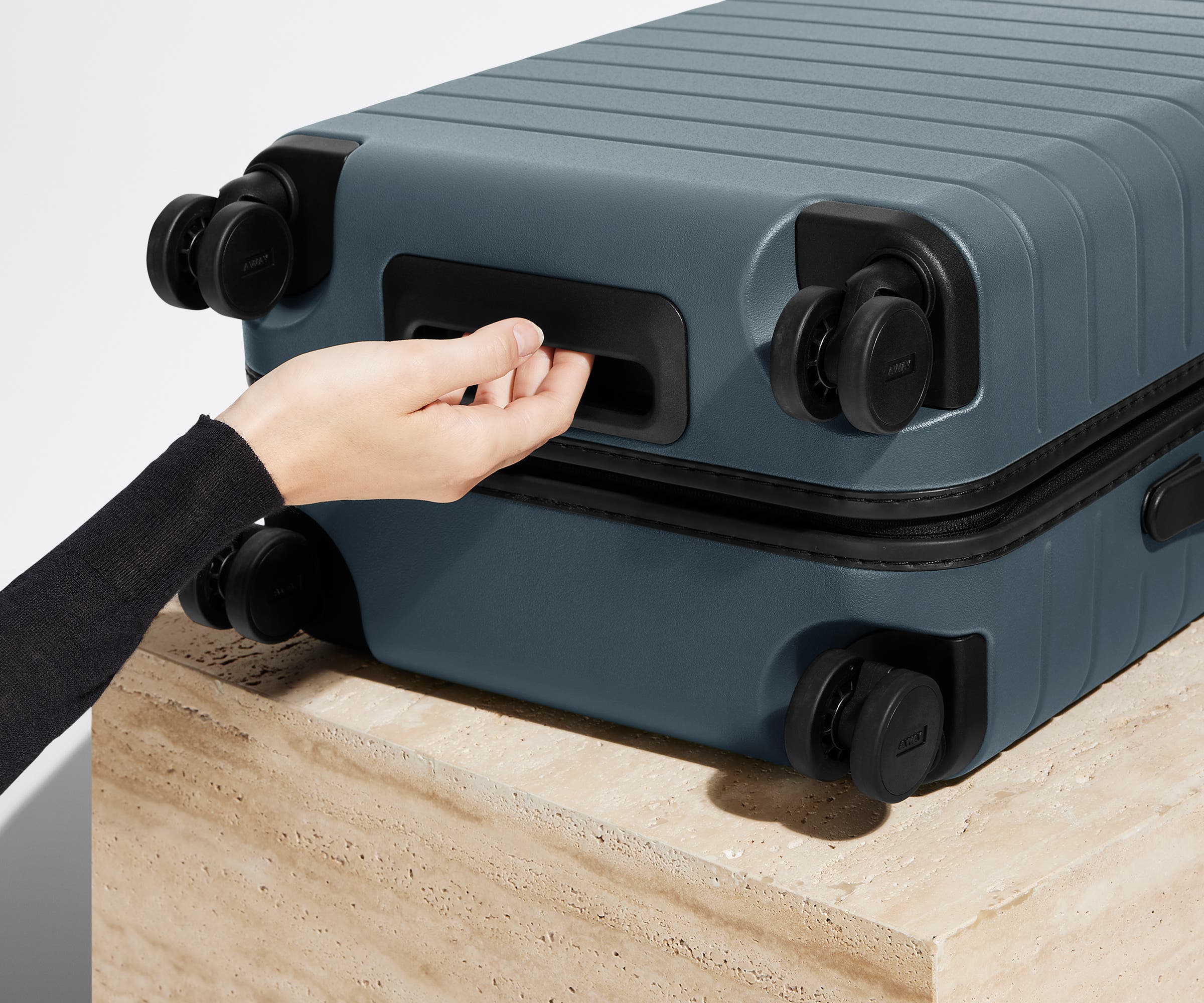 Stylish Coast Blue Carry On Luggage - Perfect for Air Travel & Weekend Getaways