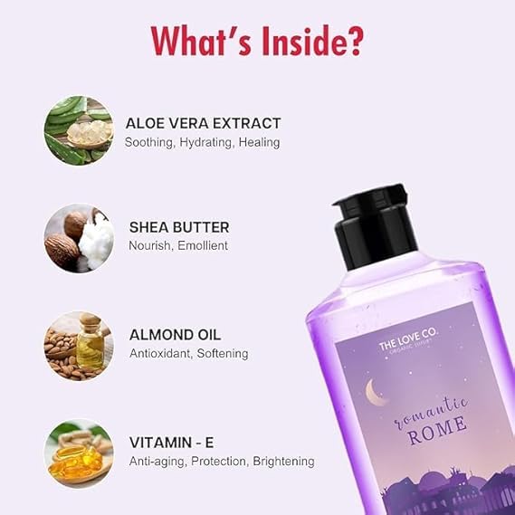 Natural Vegan Body Wash & Shower Gel for Men & Women - Paraben & Cruelty-Free Unisex Bath Gel (250ml) | Perfect for Travel, Gym & Daily Skincare Routine