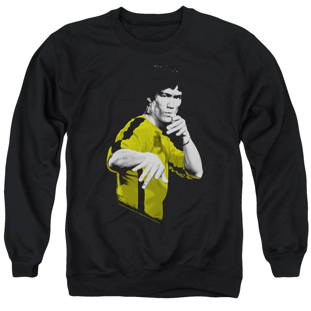 Bruce Lee Suit of Death Unisex Crewneck Sweatshirt - Martial Arts & Streetwear Fashion for Men & Women - Perfect for Casual Wear, Gym, and Movie Nights