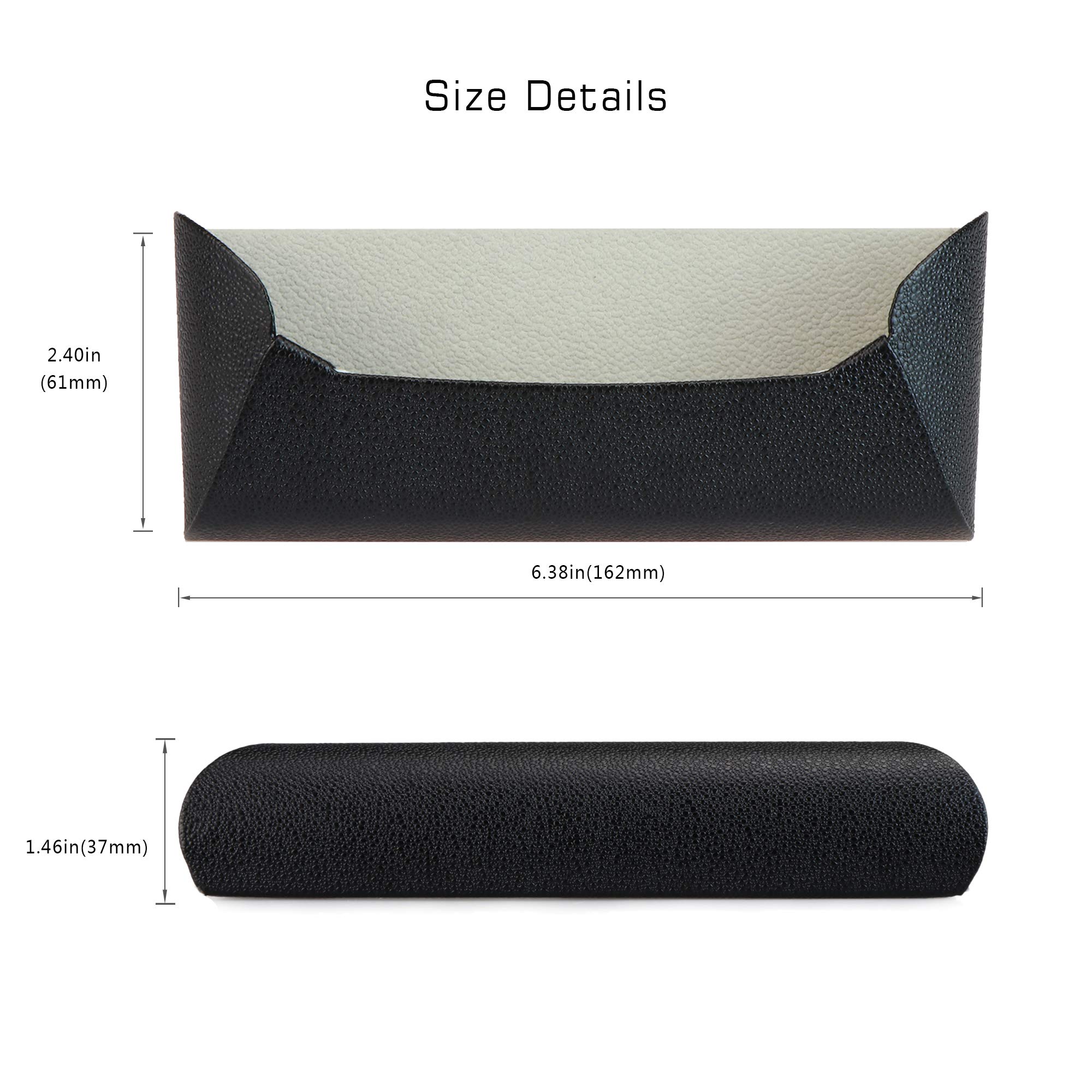 VisionGlobal Durable Hard Shell Eyeglass Case - Protective Eyewear Storage for Glasses & Sunglasses - Unisex Design for Men, Women & Kids - Perfect for Travel, Work & Daily Use