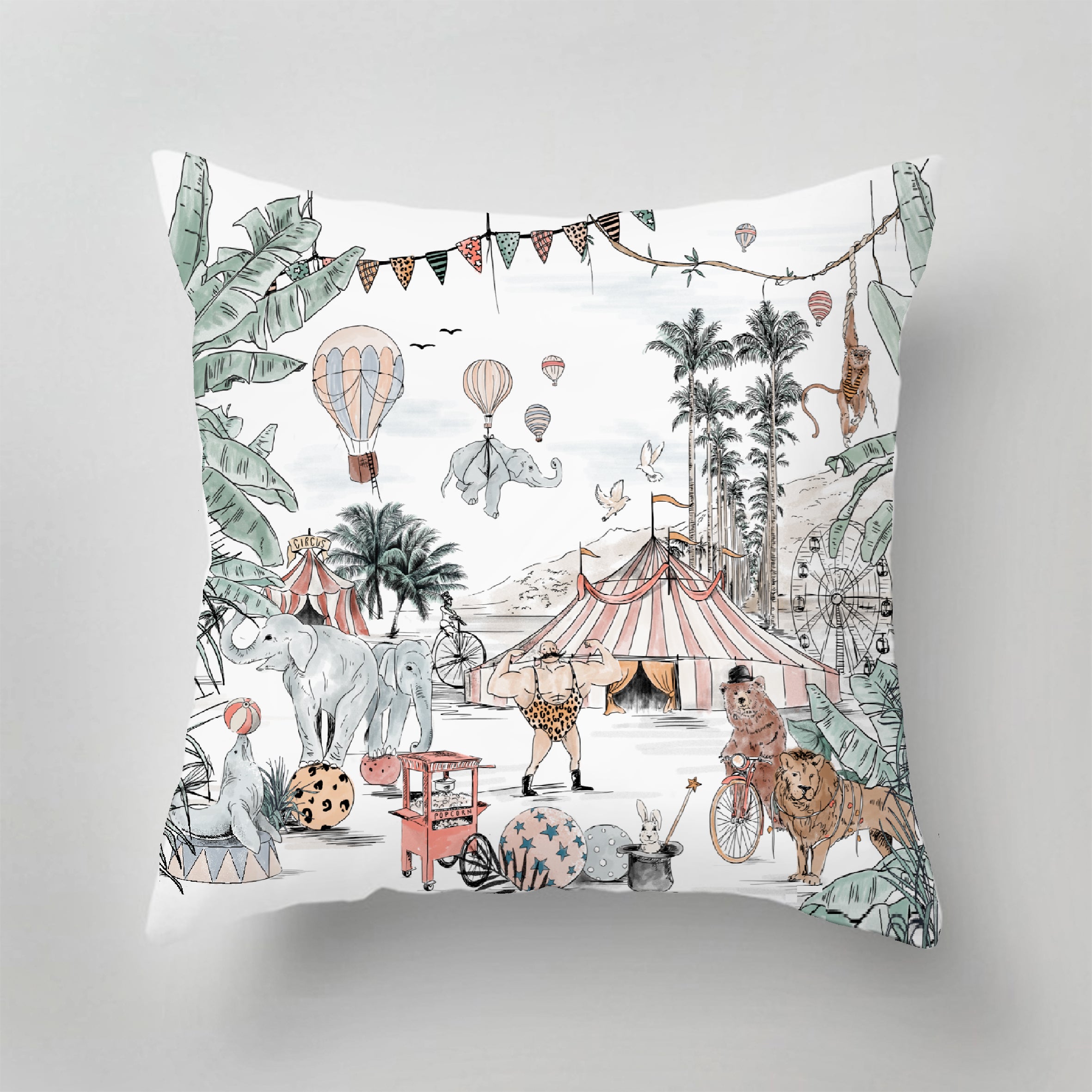Cirque du Fantasy Outdoor Pillow - Waterproof & Durable Patio Cushion for Garden, Poolside, and Camping Comfort