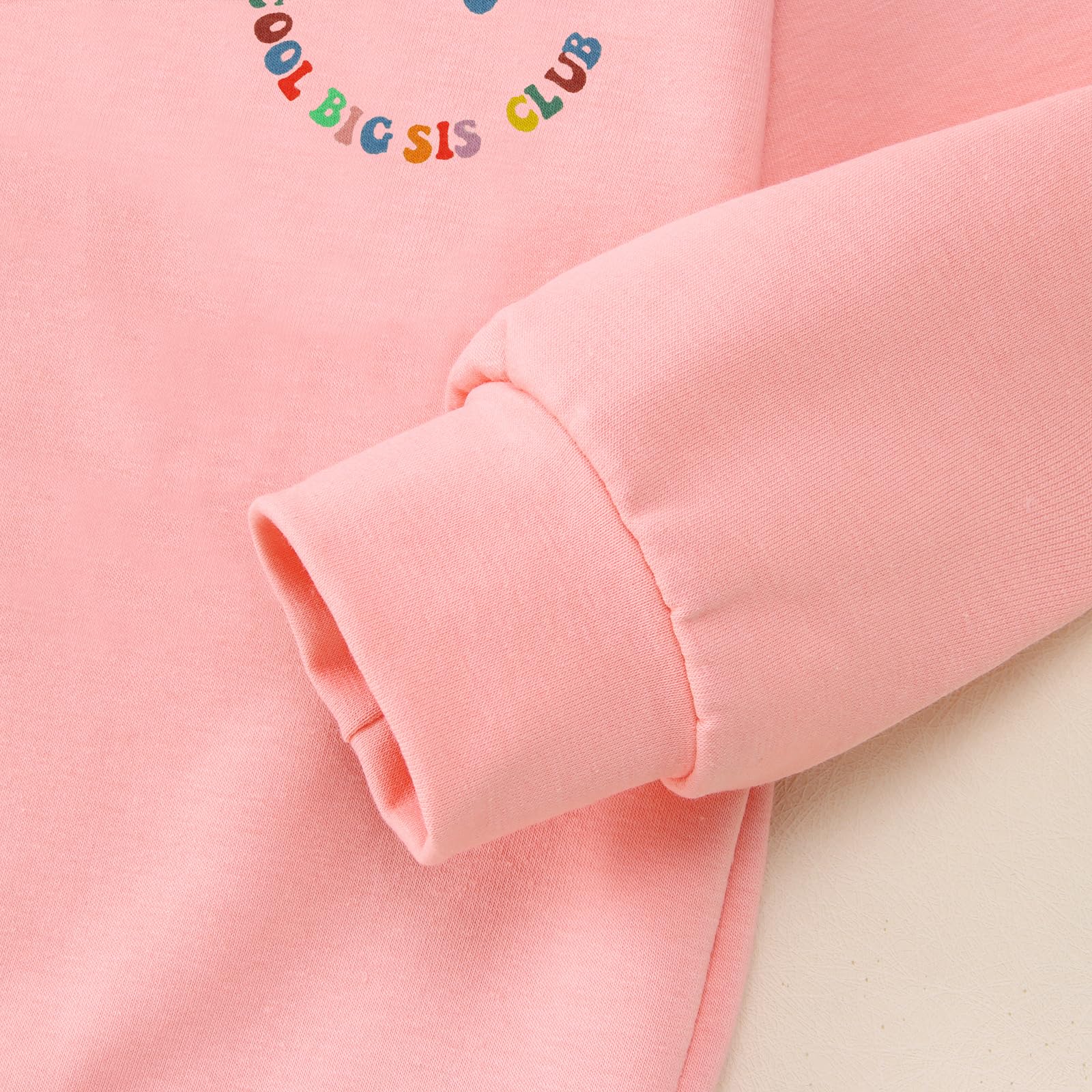 Big Sister Sweatshirt for Toddler Girls - Cute Long Sleeve Shirt for Baby Announcement & Sibling Matching Outfit - Perfect for Gender Reveal, Newborn Photos & Family Events
