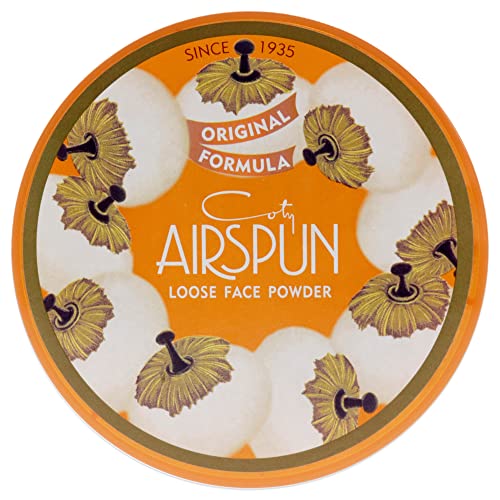 Coty AIRSPUN Loose Face Powder - Naturally Neutral, 2.3 Oz | Lightweight, Long-Lasting Setting Powder for Makeup & Foundation | Natural Tone for Flawless Finish | Perfect for Daily Use, Photo Shoots & Special Occasions